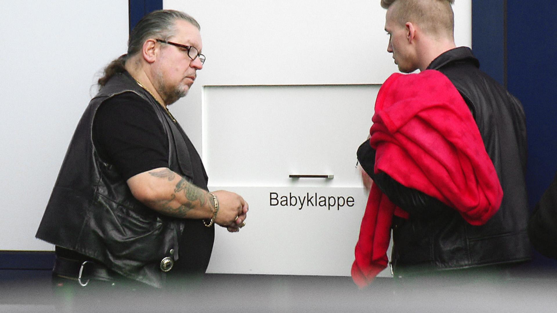 Leere Babyklappe