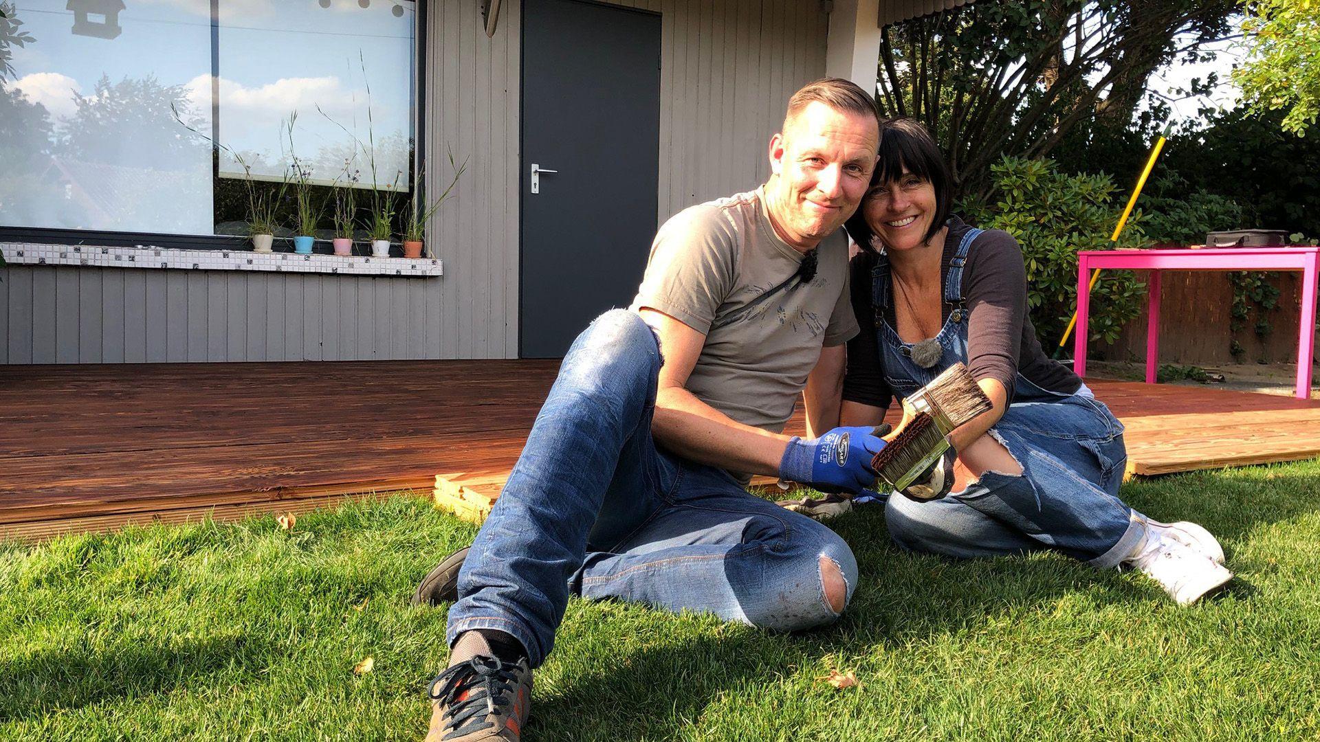 Nicole und Thomas bauen ein Hochbeet