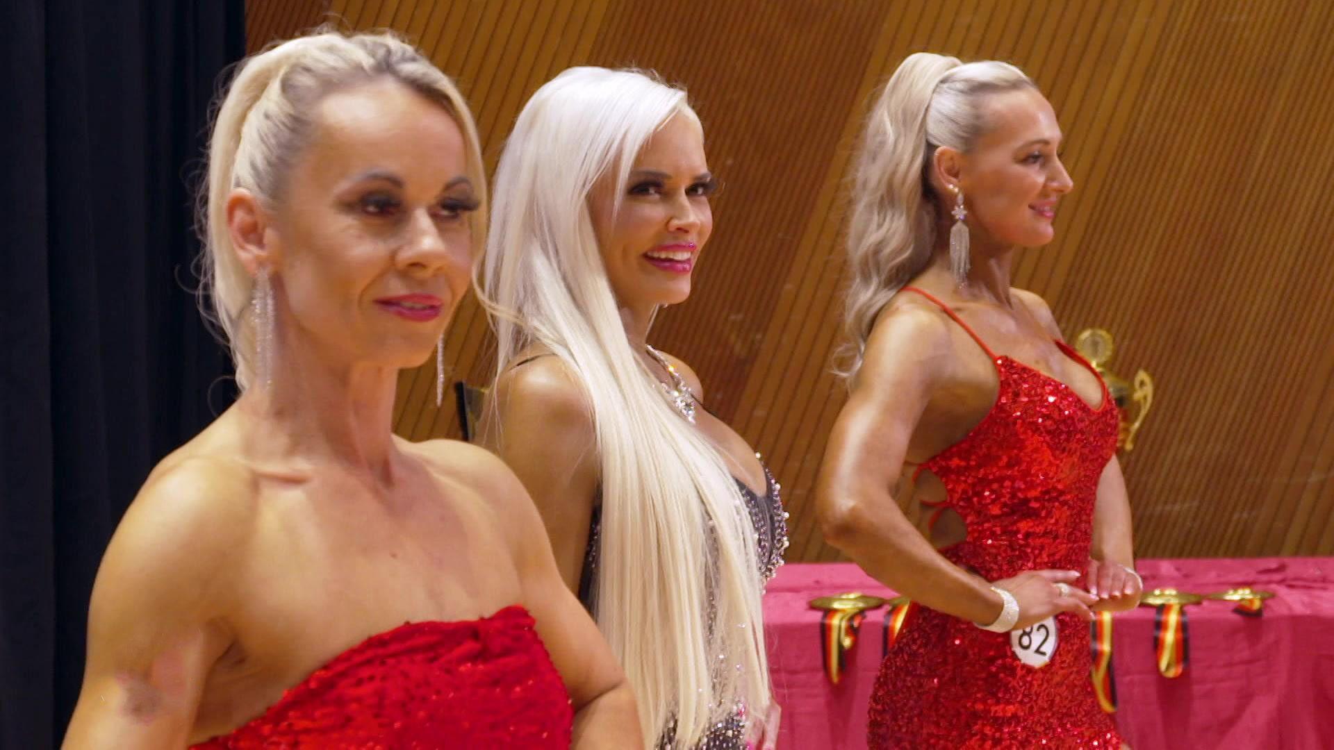 Daniela beim Fitnesscontest