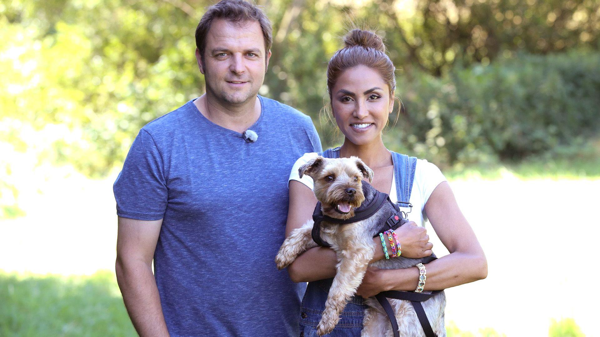 Heute u.a.: Sabrina Setlur mit Hund "Kenzo"