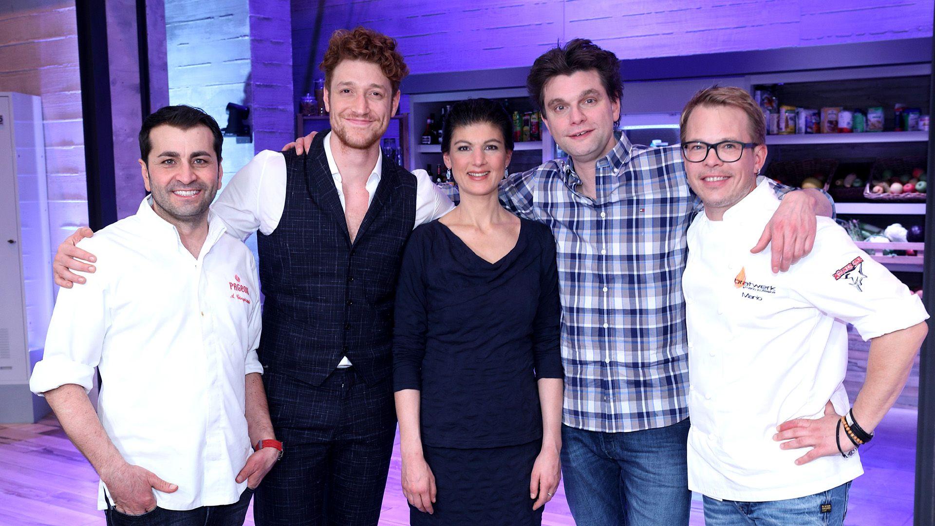 Mit Ali Güngörmüs, Daniel Donskoy, Lutz van der Horst, Sahra Wagenknecht