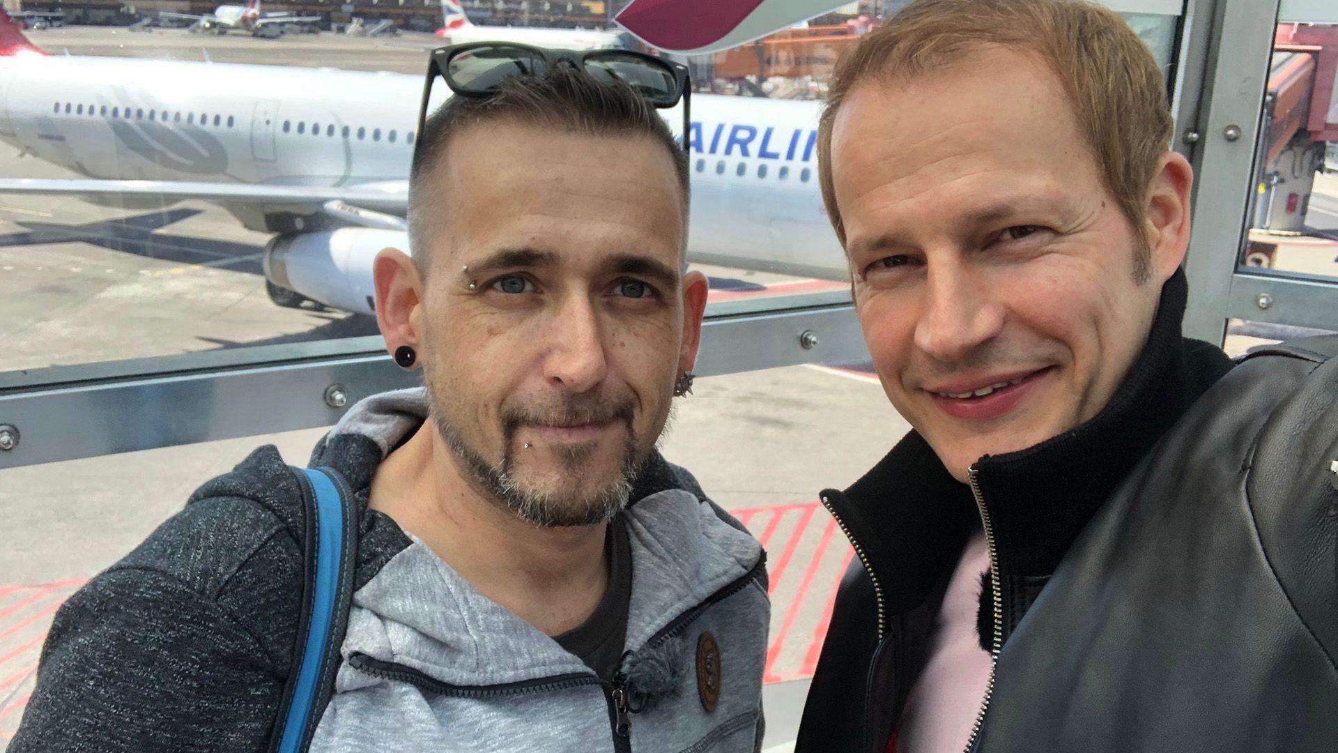 Endlich am Ziel: Jessica und Sascha haben es geschafft!