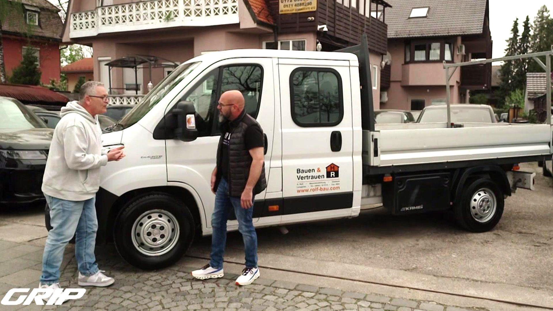 Andreas sucht einen Pritschenwagen für Gärtner