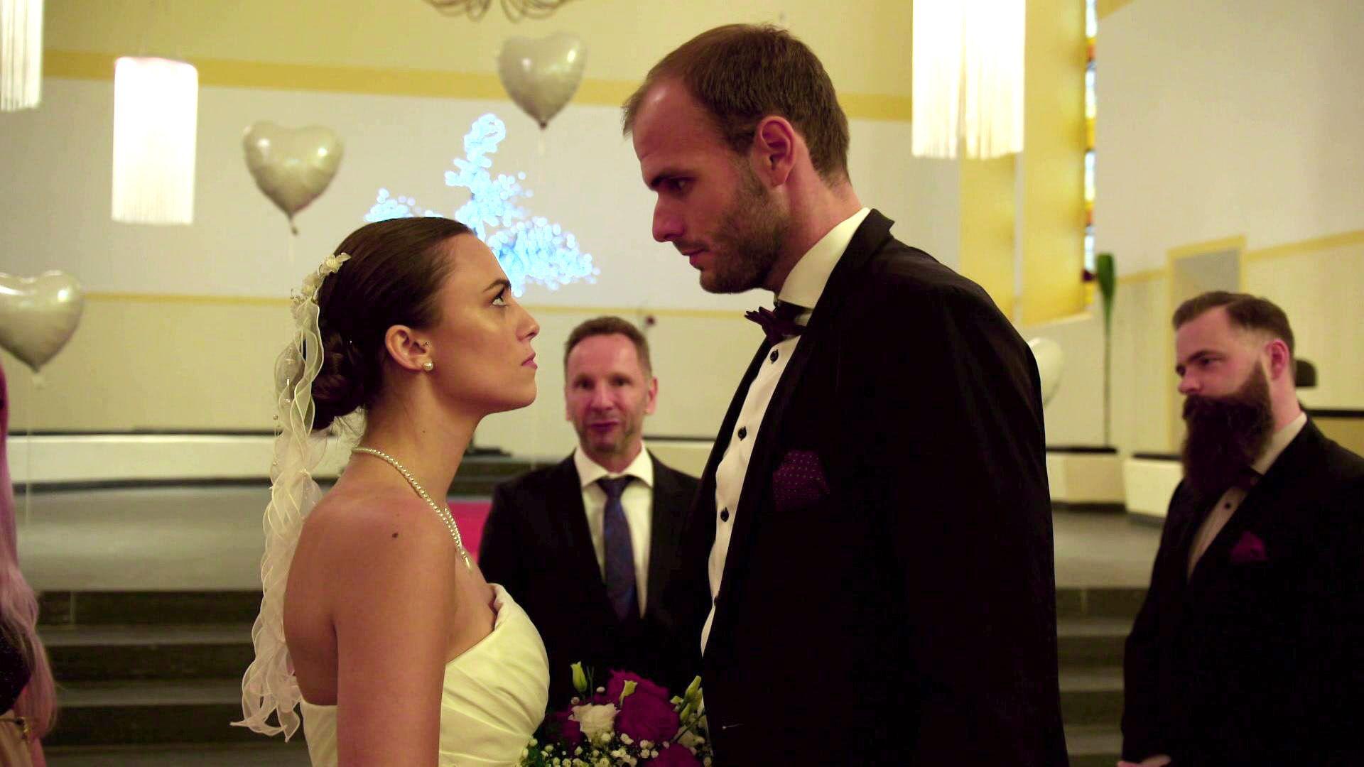 Braut sagt nein vor dem Altar