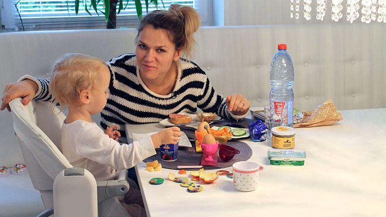 Models im Babyglück