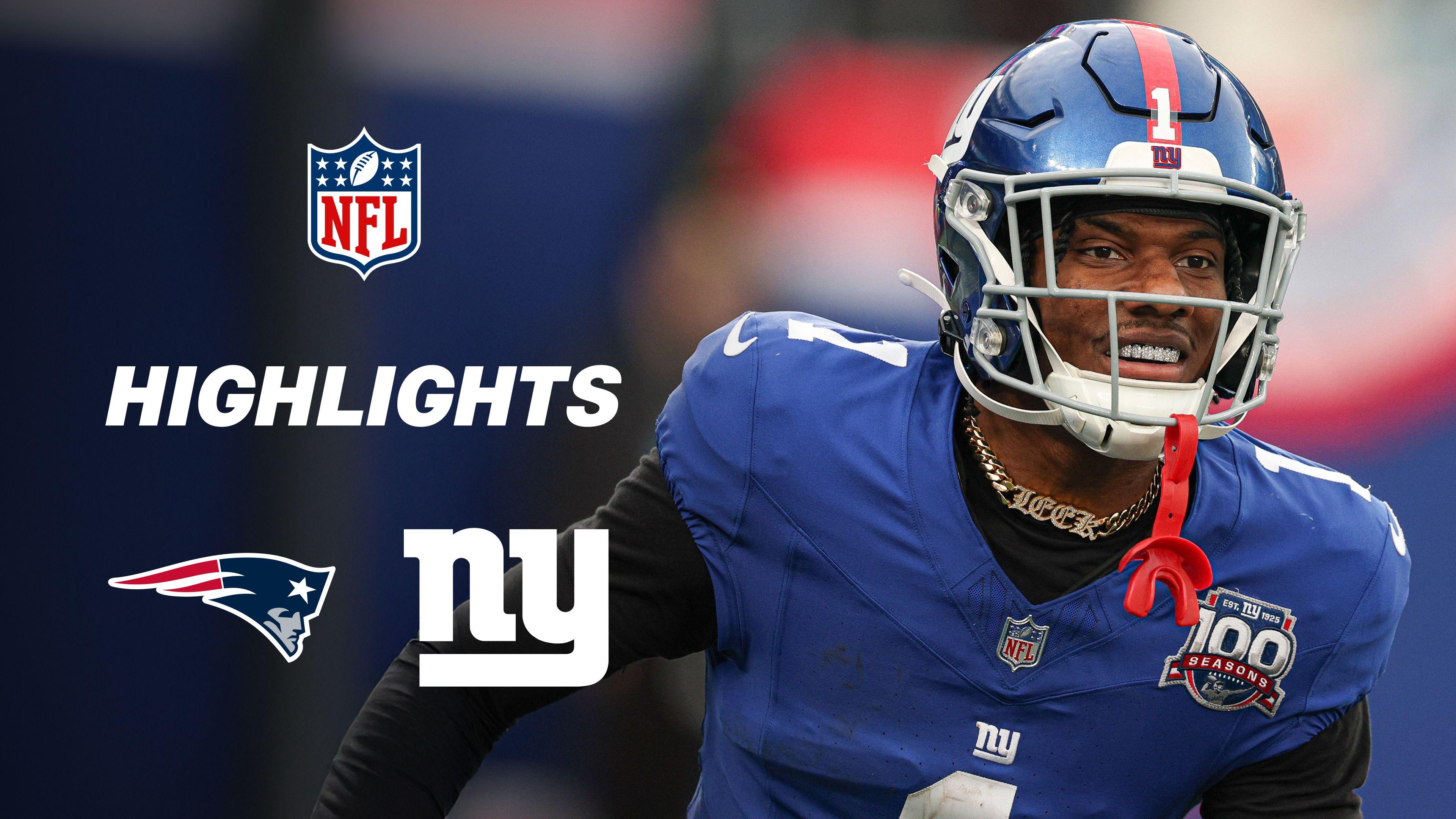 PRESEASON: New England Patriots at New York Giants - Highlights