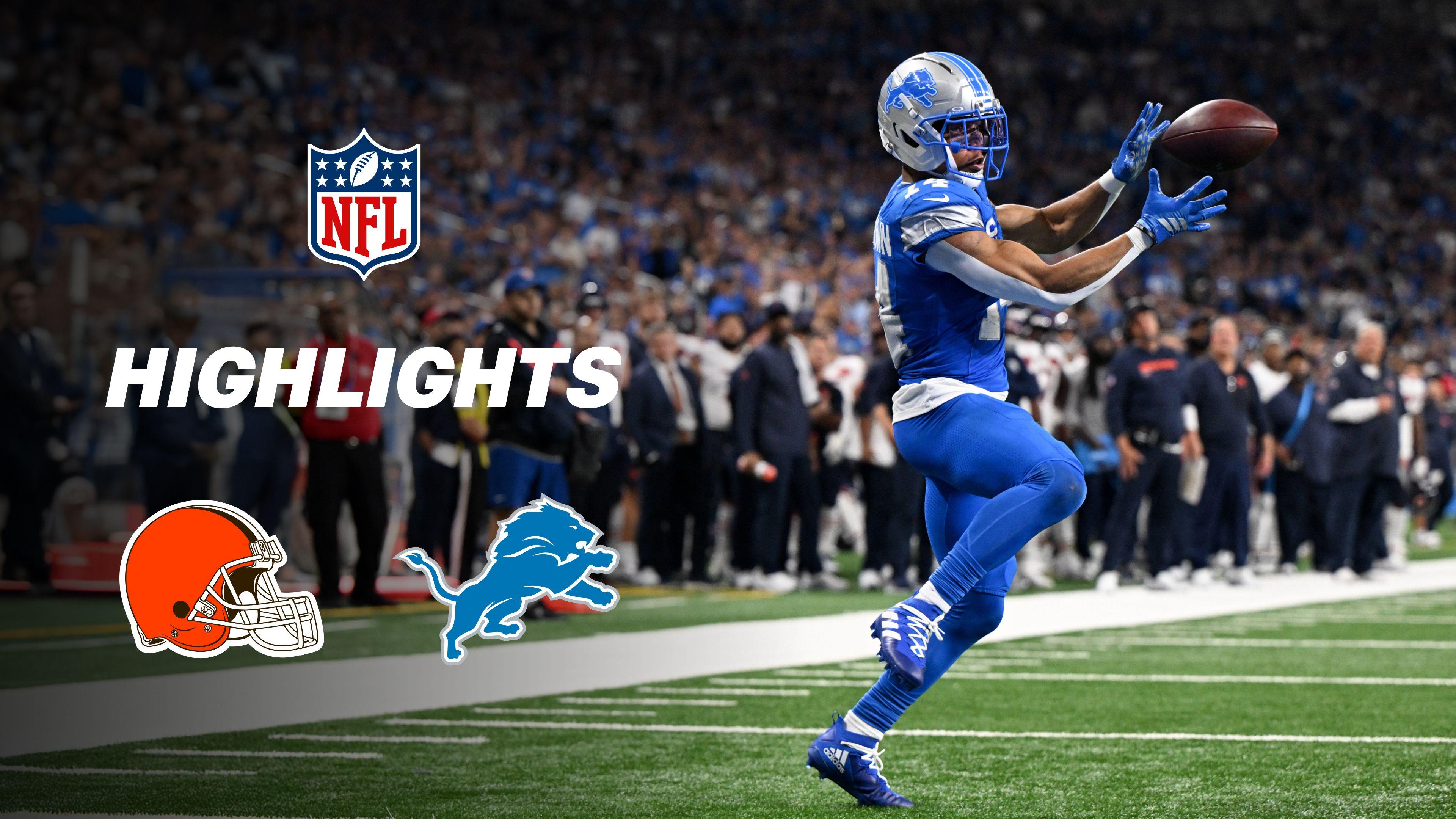 WEEK 4: Cleveland Browns at Detroit Lions - Highlights