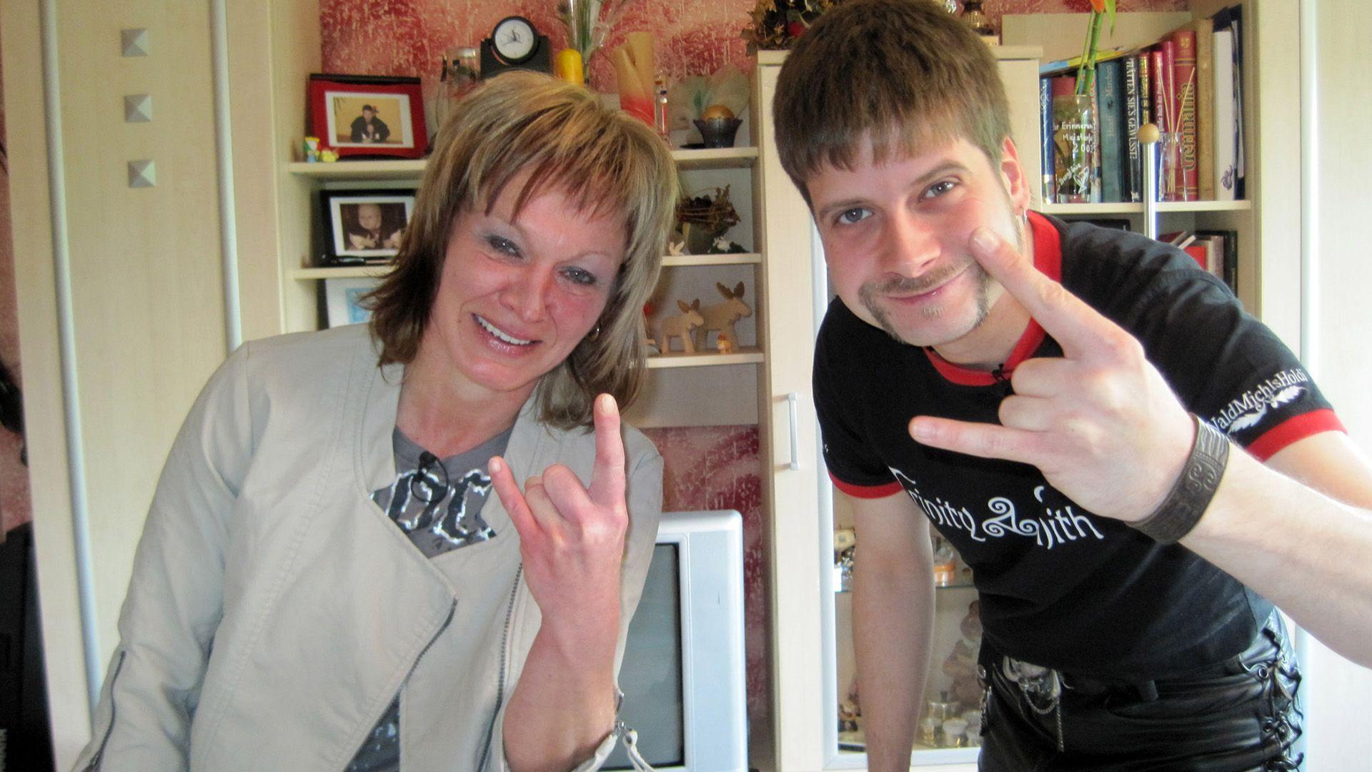 Nicole tauscht mit Manuela