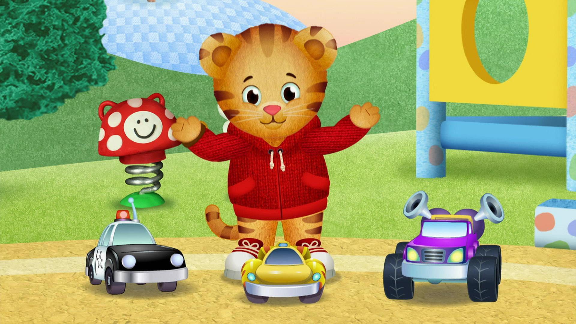 Daniel teilt sein tigertastisches Auto / Katharina teilt ihr Tutu