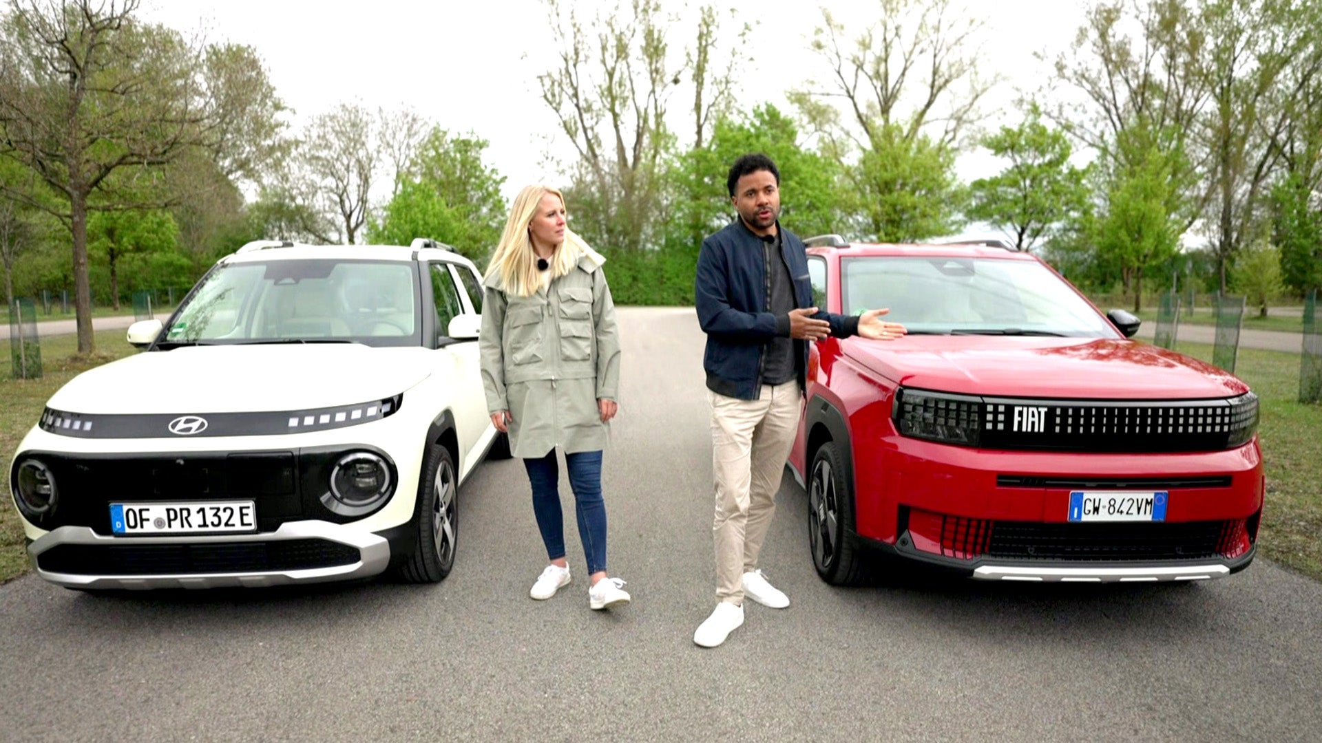 Andreas sucht Anfängerfahrzeug | Das Charity-Kartrennen | Hyundai INSTER vs. FIAT Grande Panda