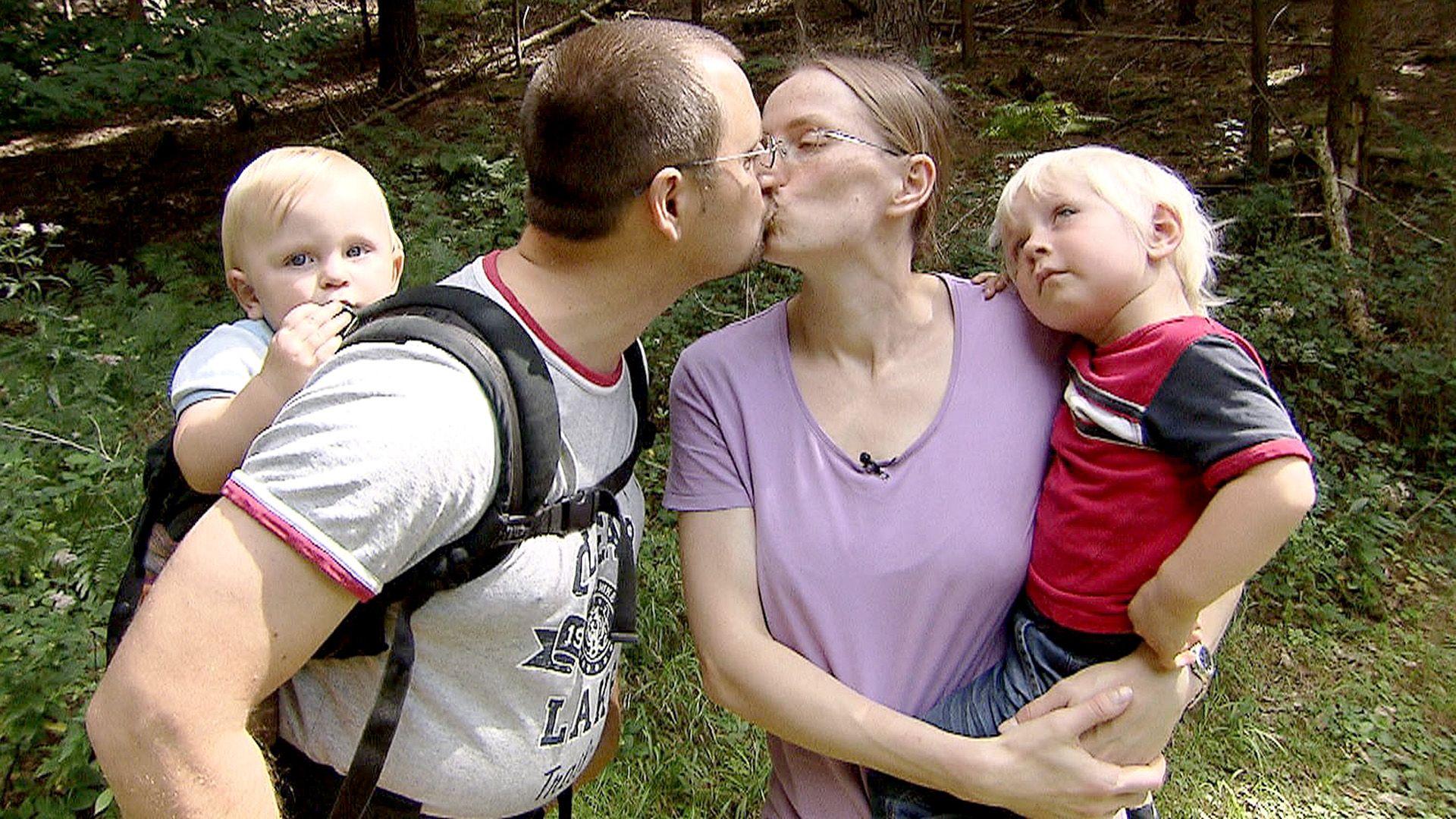 Heute u.a.: Sarah und Tim mit ihren Kindern