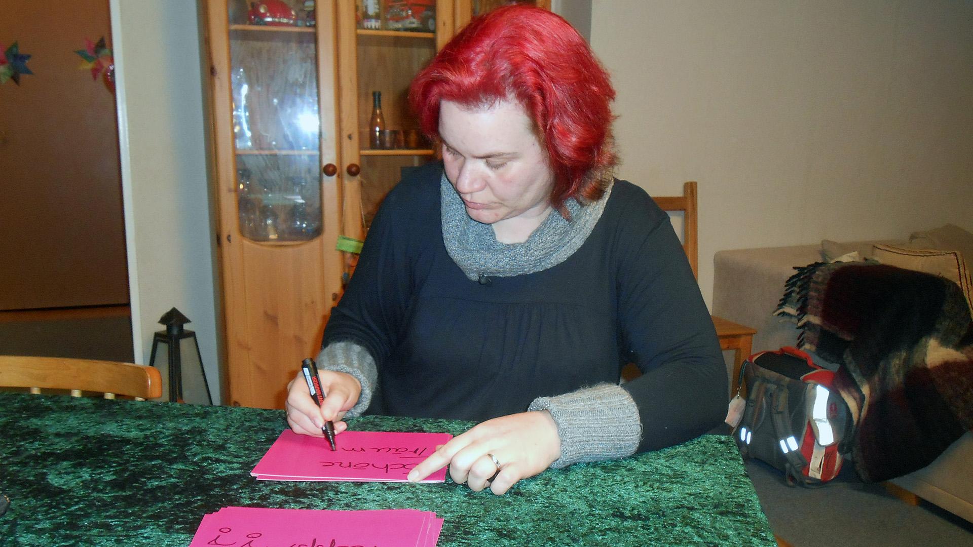 Rebekka tauscht mit Lucie