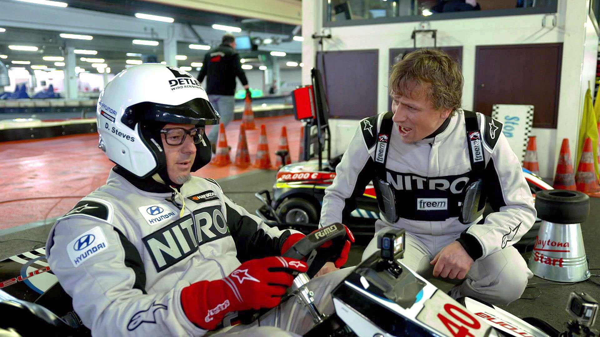 Detlef nimmt am 3-Stunden-Kart-Rennen in Essen teil