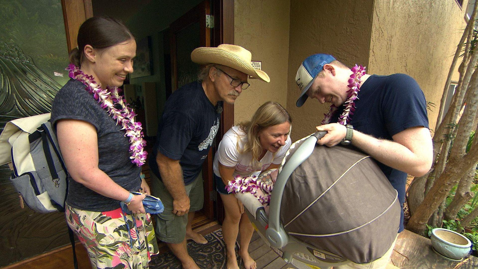 Hoher Besuch auf Hawaii