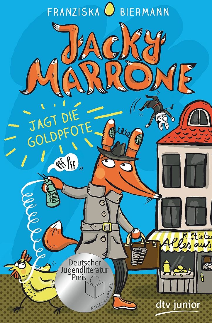 [Podcast-Interview] über das Buch: Jacky Marrone jagt die Goldpfote mit Franziska Biermann