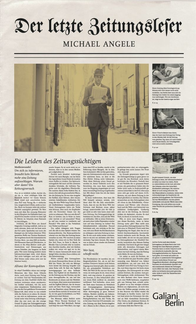 [Podcast] Rezension: Der letzte Zeitungsleser - Michael Angele