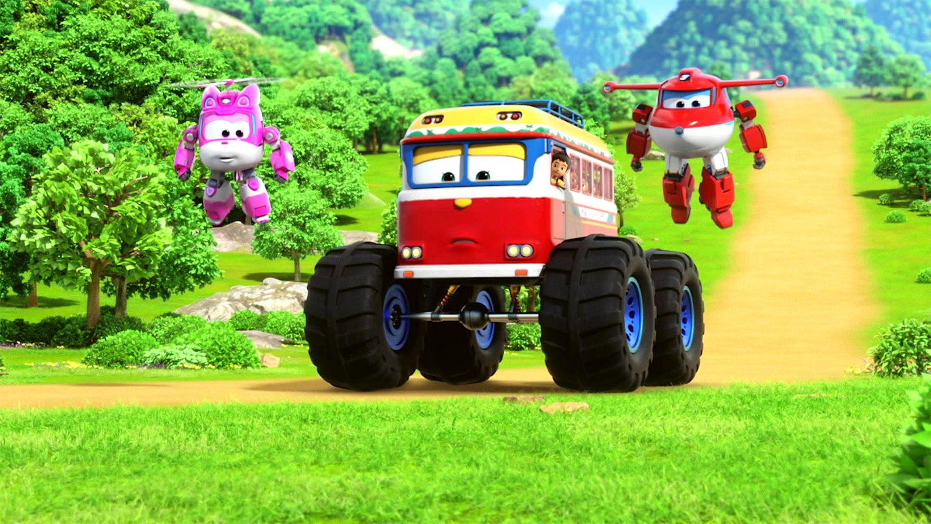 Der Monstertruck-Schulbus