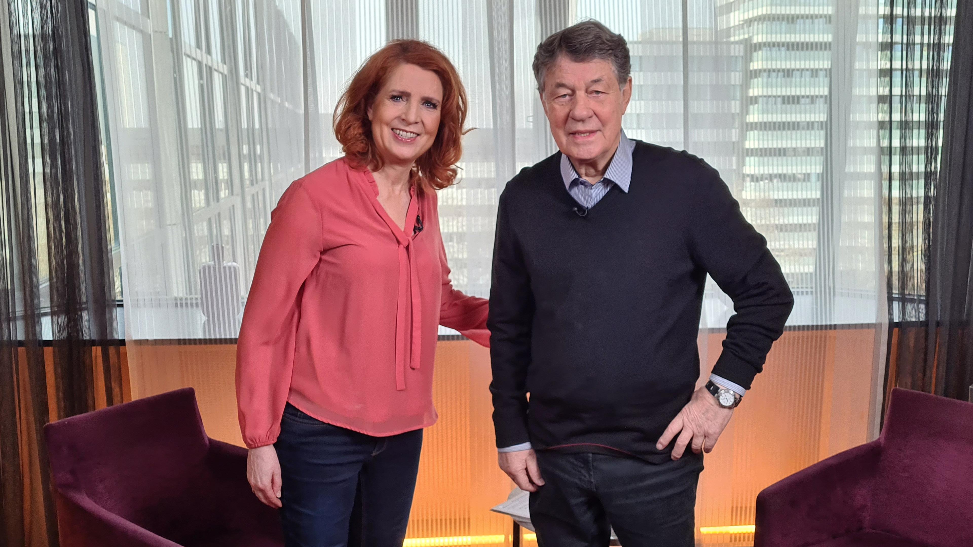 Monica Lierhaus trifft Otto Rehhagel