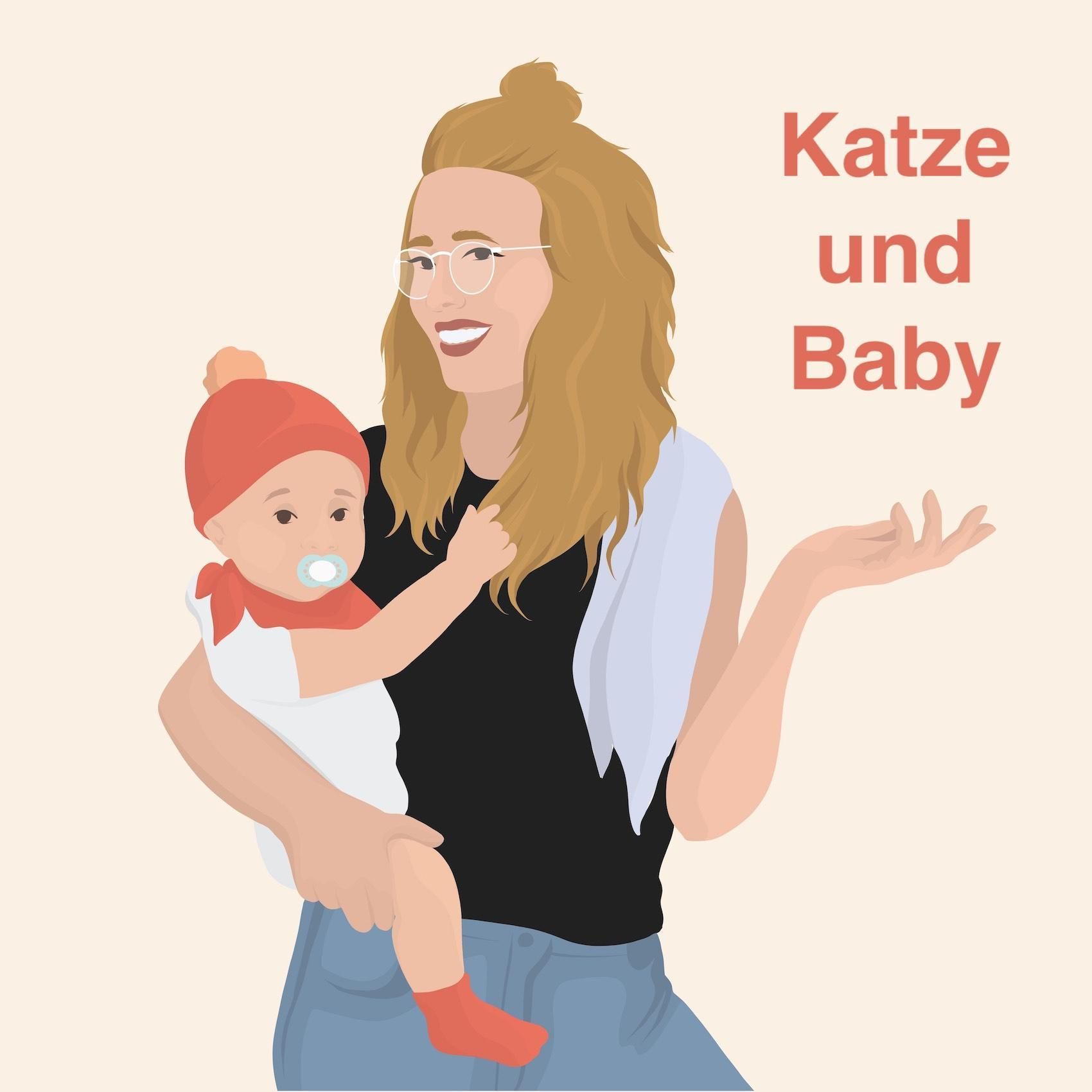 Katze und Baby