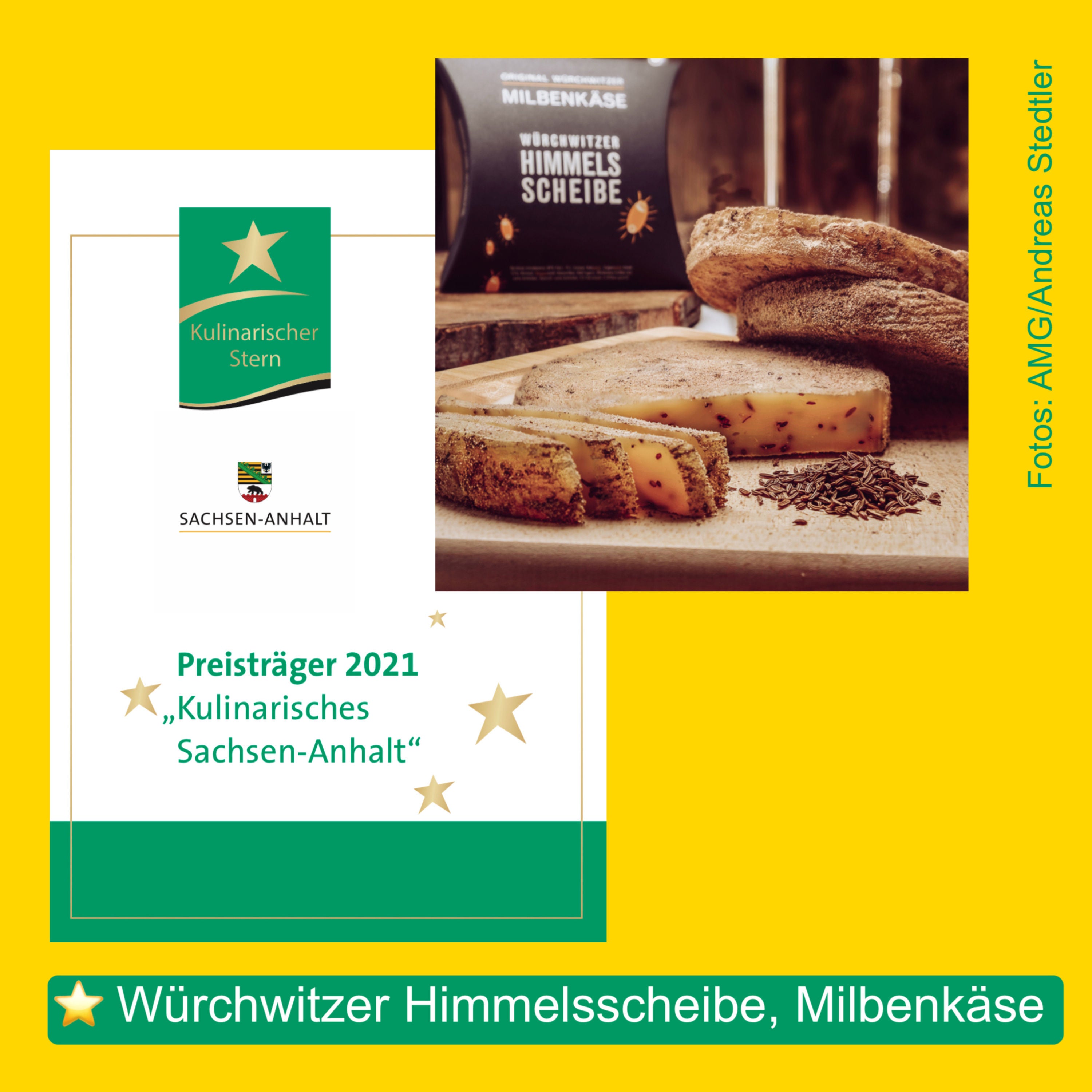 Würchwitzer Himmelsscheibe, Milbenkäse - Kulinarische Sterne 2021