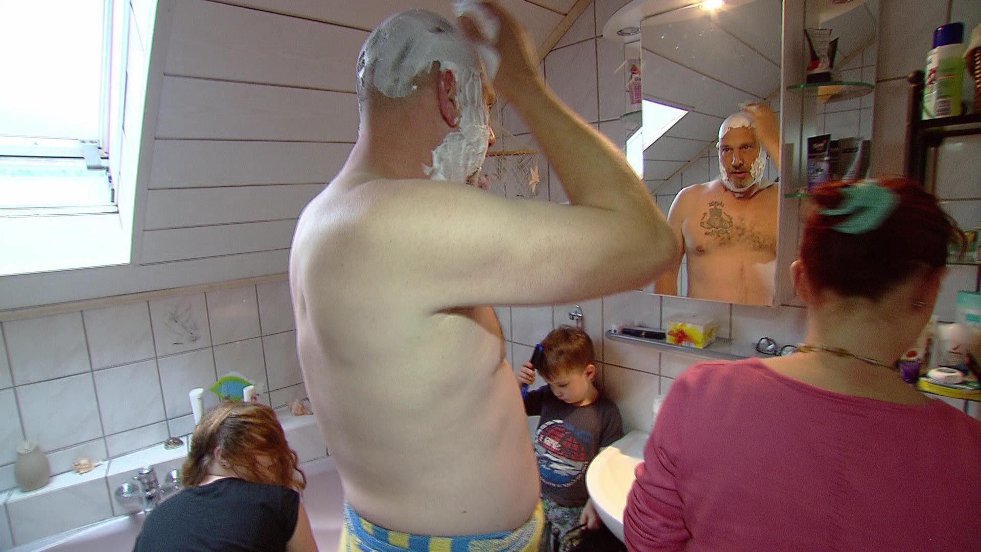 Ein Wellness-Bad im Erdgeschoss