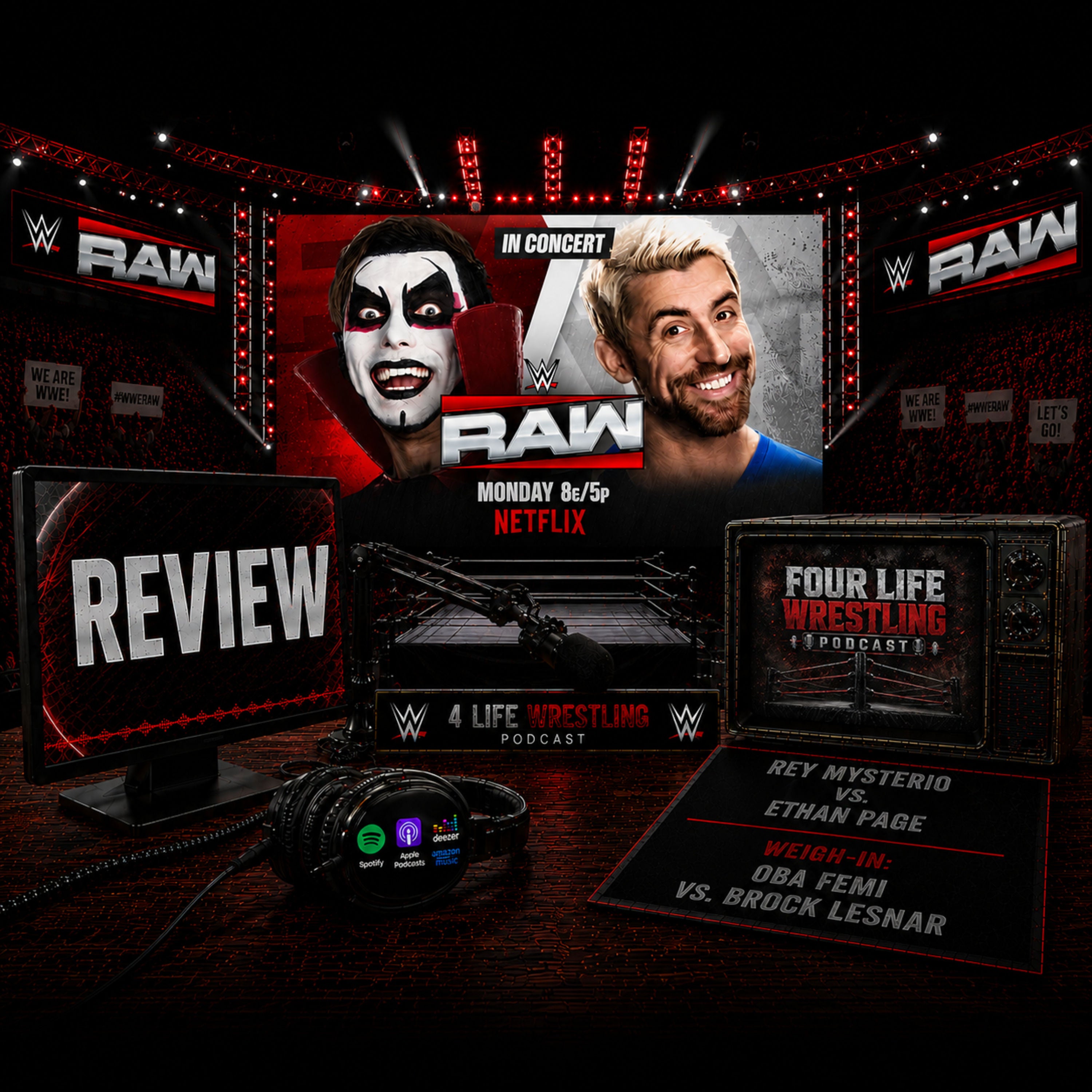 WWE RAW Review: Roman Reigns & Seth Rollins im Showdown – Rey Mysterio ist zurück!