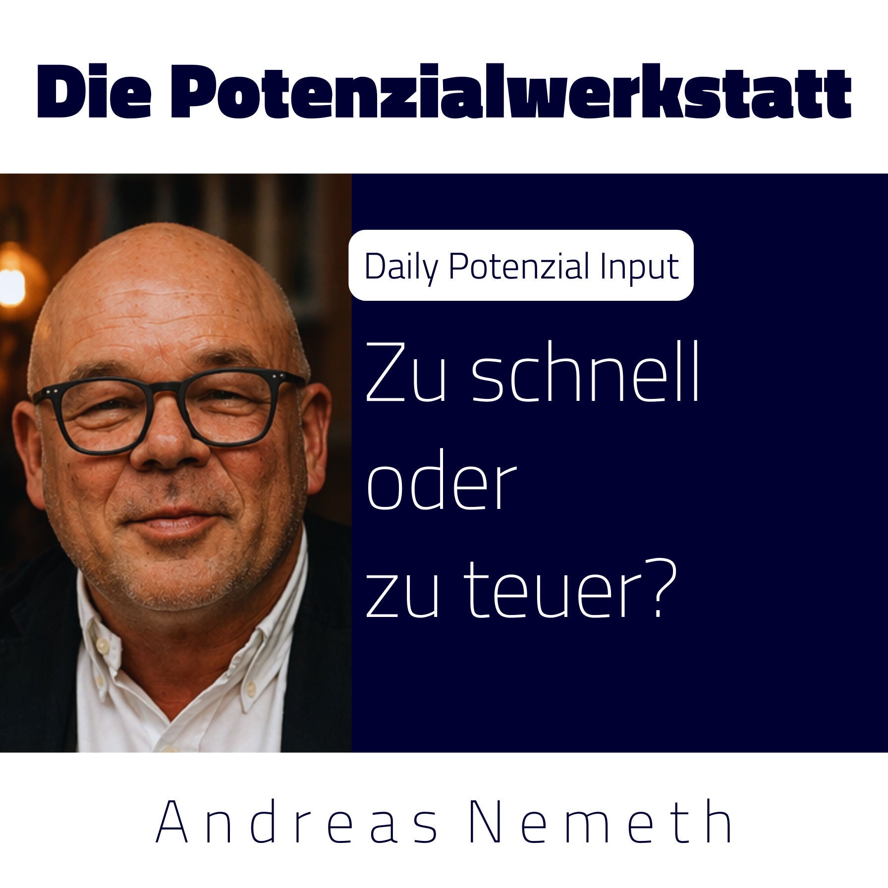 Zu schnell oder zu teuer?