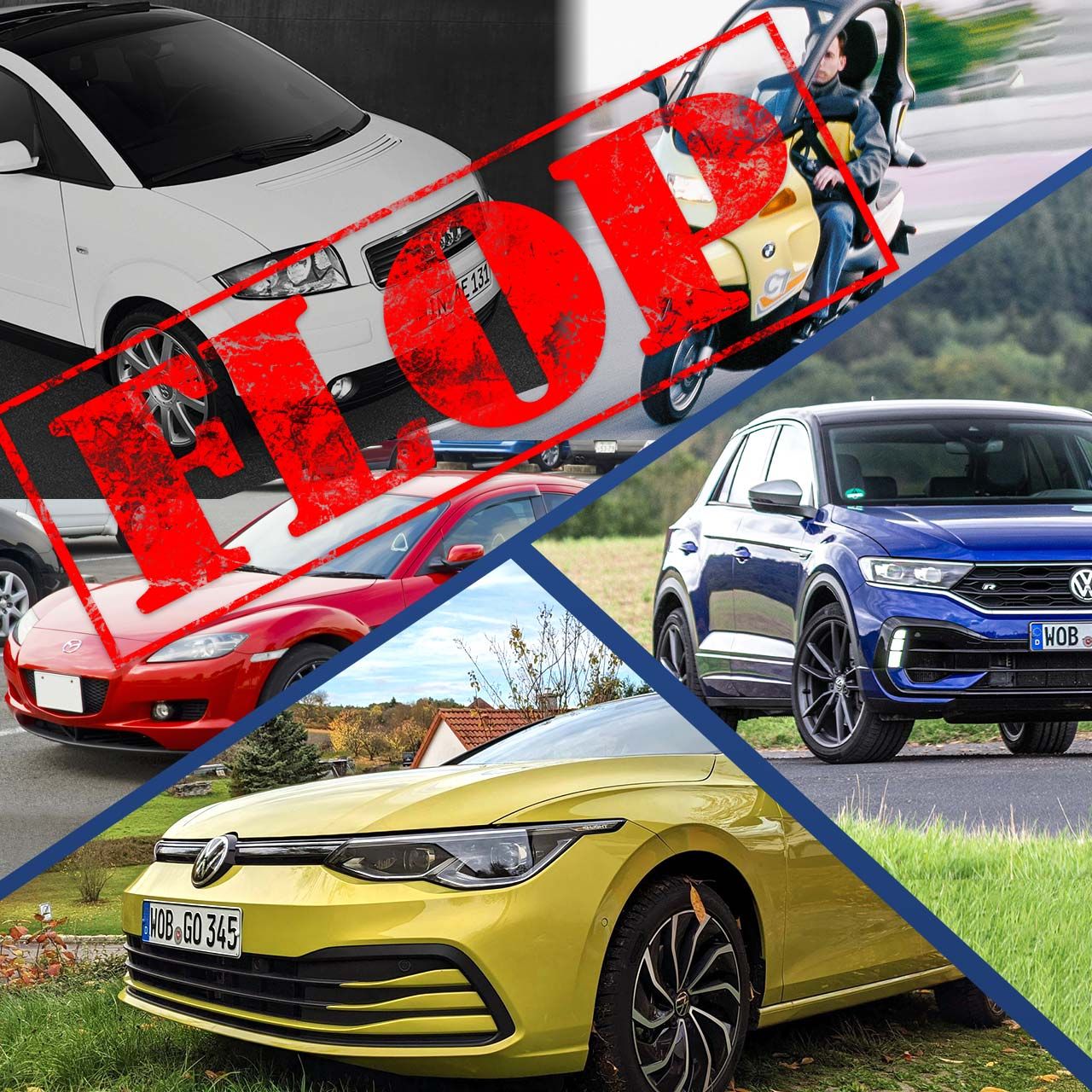 Folge 22: Tiefe Griffe ins Klo auf 2 und 4 Rädern, sowie VW Golf 8 und T-Roc R