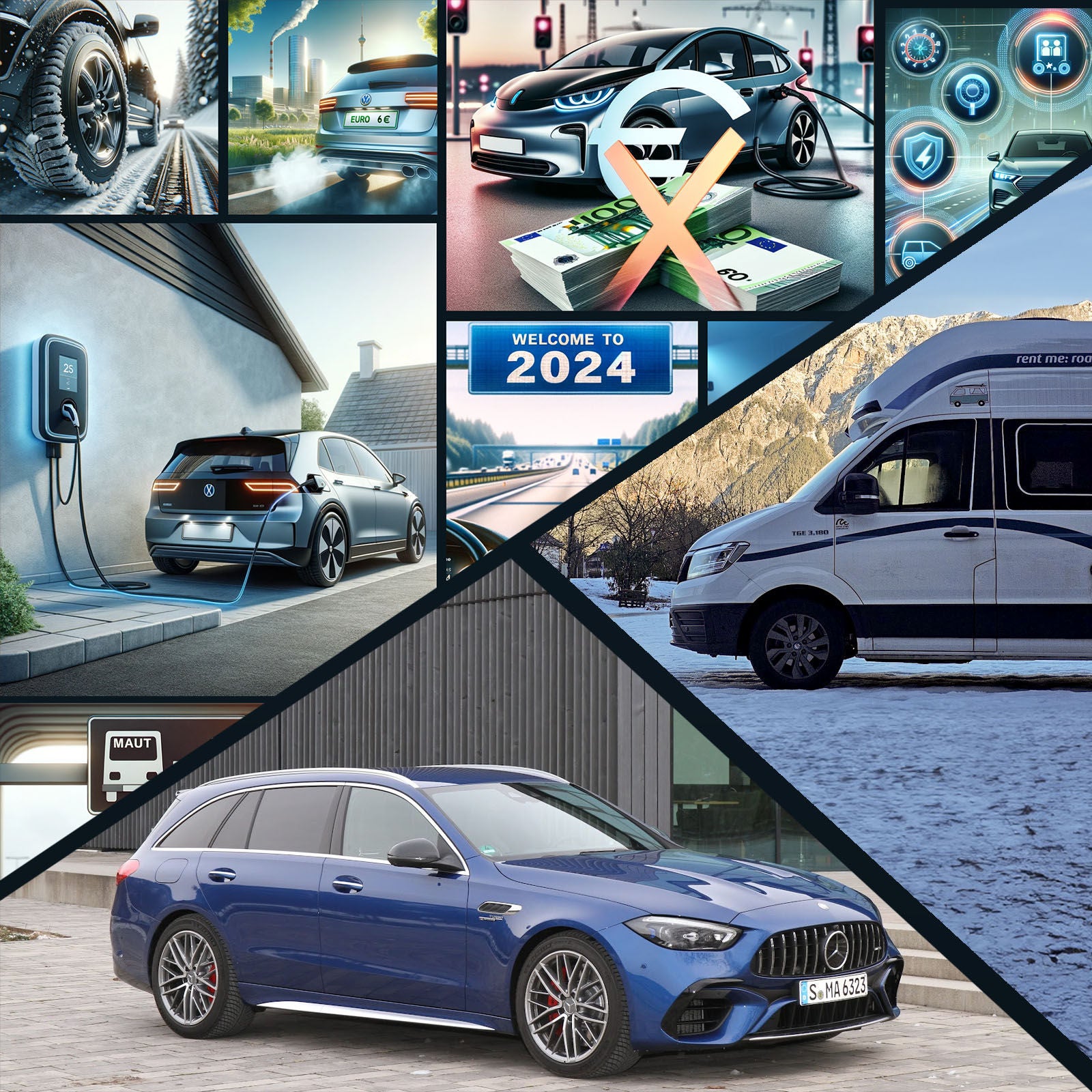 Folge 53: Was sich 2024 für Autofahrer ändert, der AMG Plug-in-Kombi C 63 E Performance und Knaus Boxdrive 600 XL