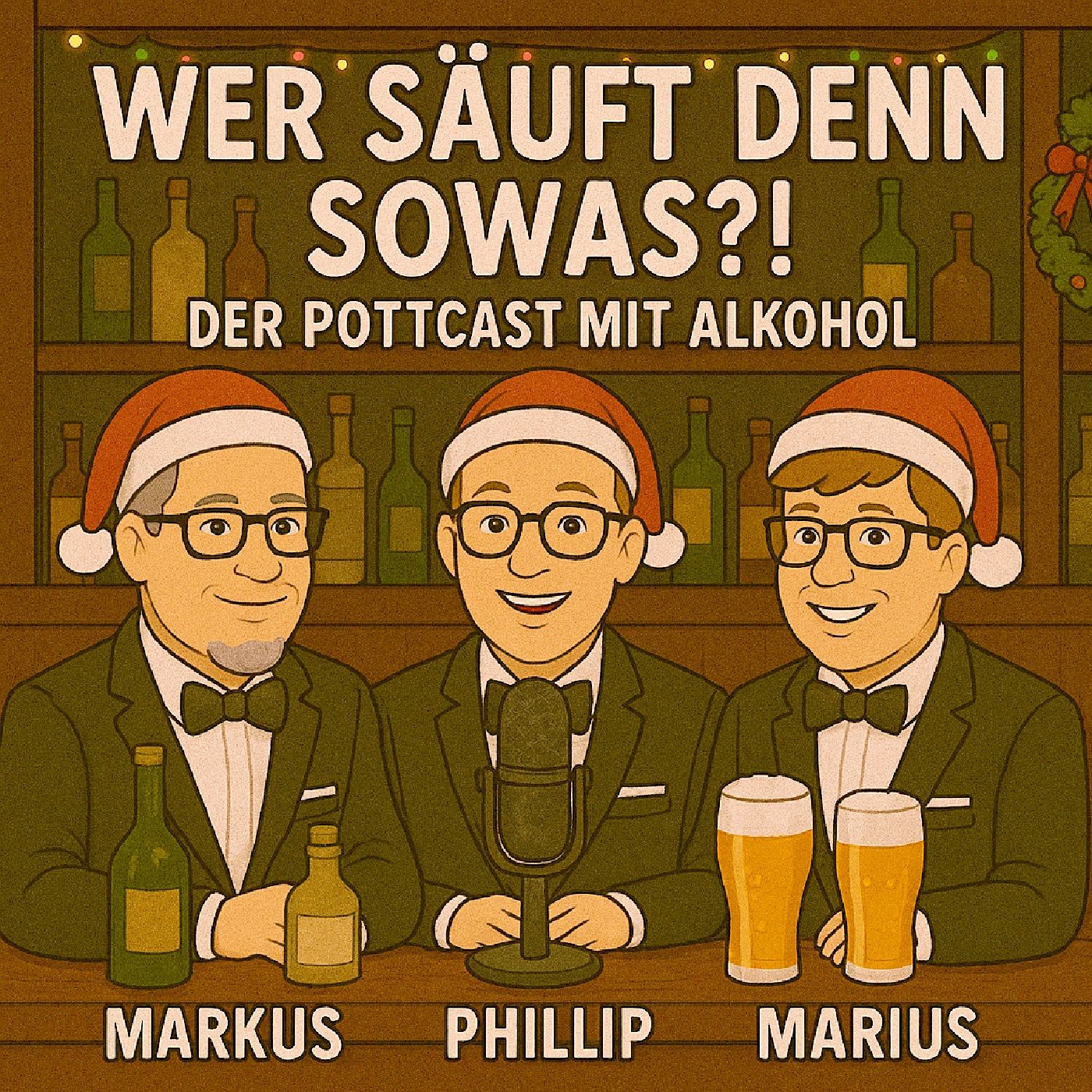 #23 Es wird besinnlich bei Bratapfel-Likör und Glühwein mit Puschkin - Heute mit Gast