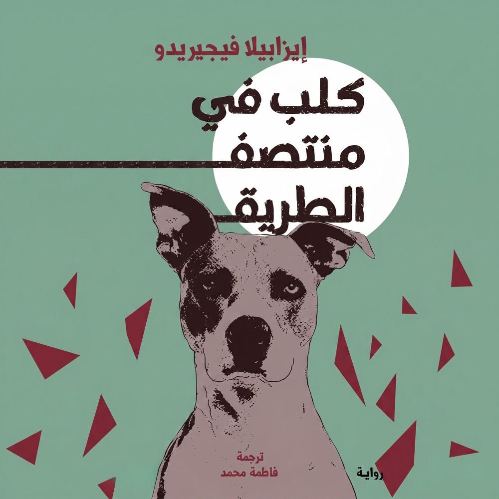 كلب في منتصف الطريق