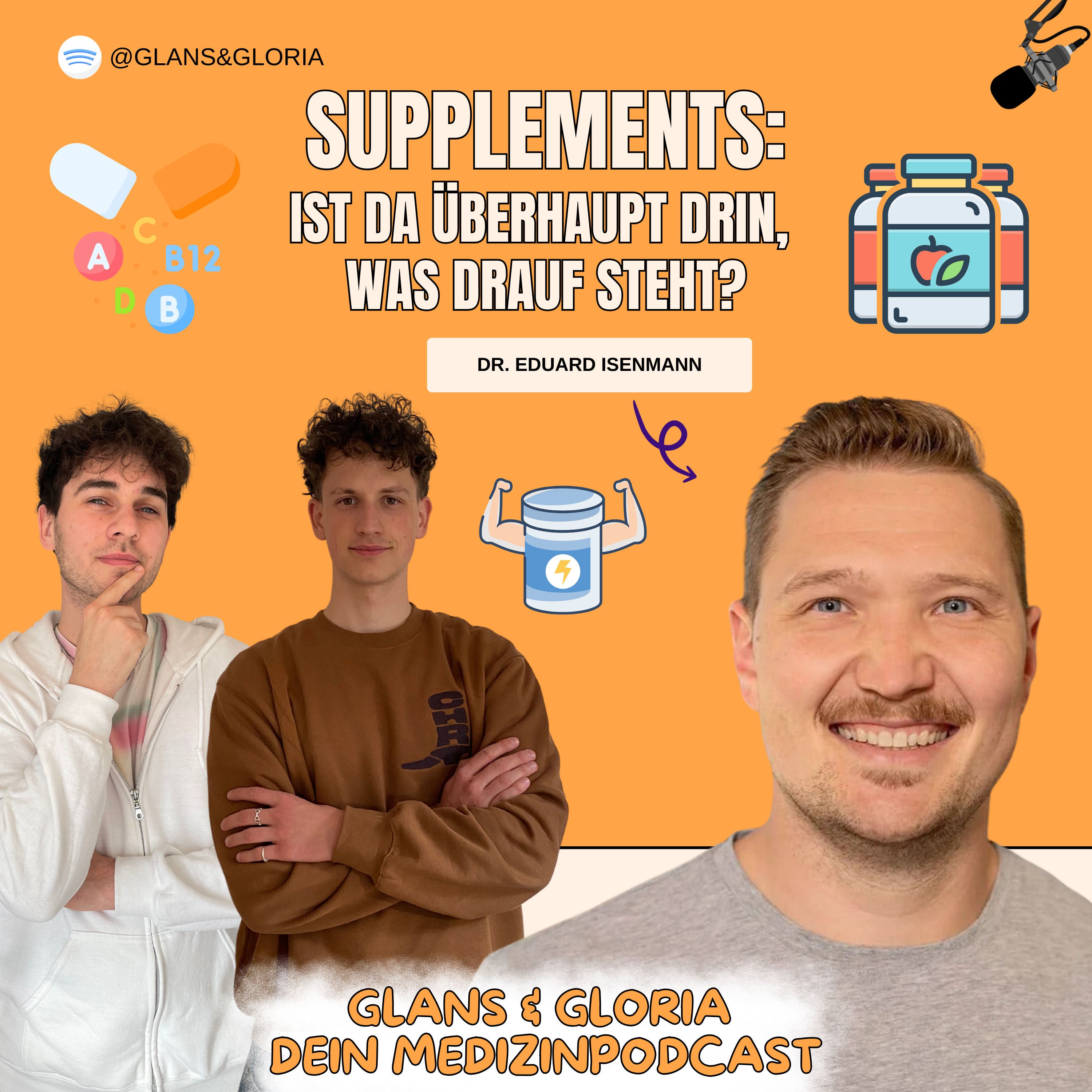 Supplements: Ist da überhaupt drin, was draufsteht? | Dr. habil. Eduard Isenmann