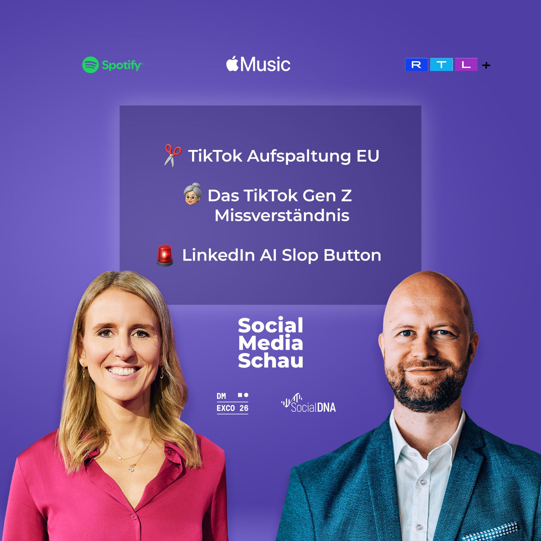 ✂️ TikTok wird europäisch | 👵 TikTok ist keine Gen Z App | 🚨 LinkedIn meldet den Slop #SMS16