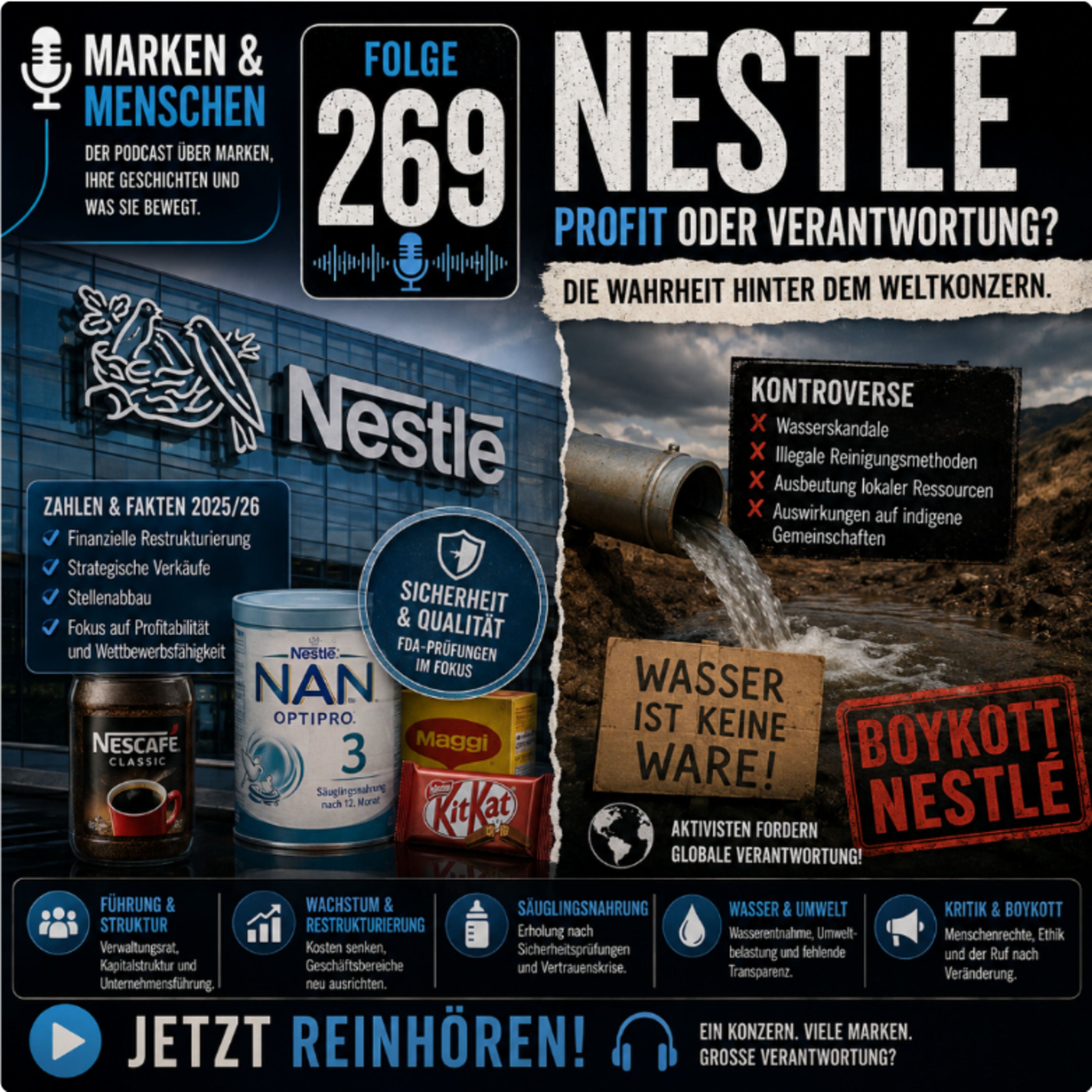 Nestlé – Wachstum, Restrukturierung und die Schattenseiten eines Weltkonzerns