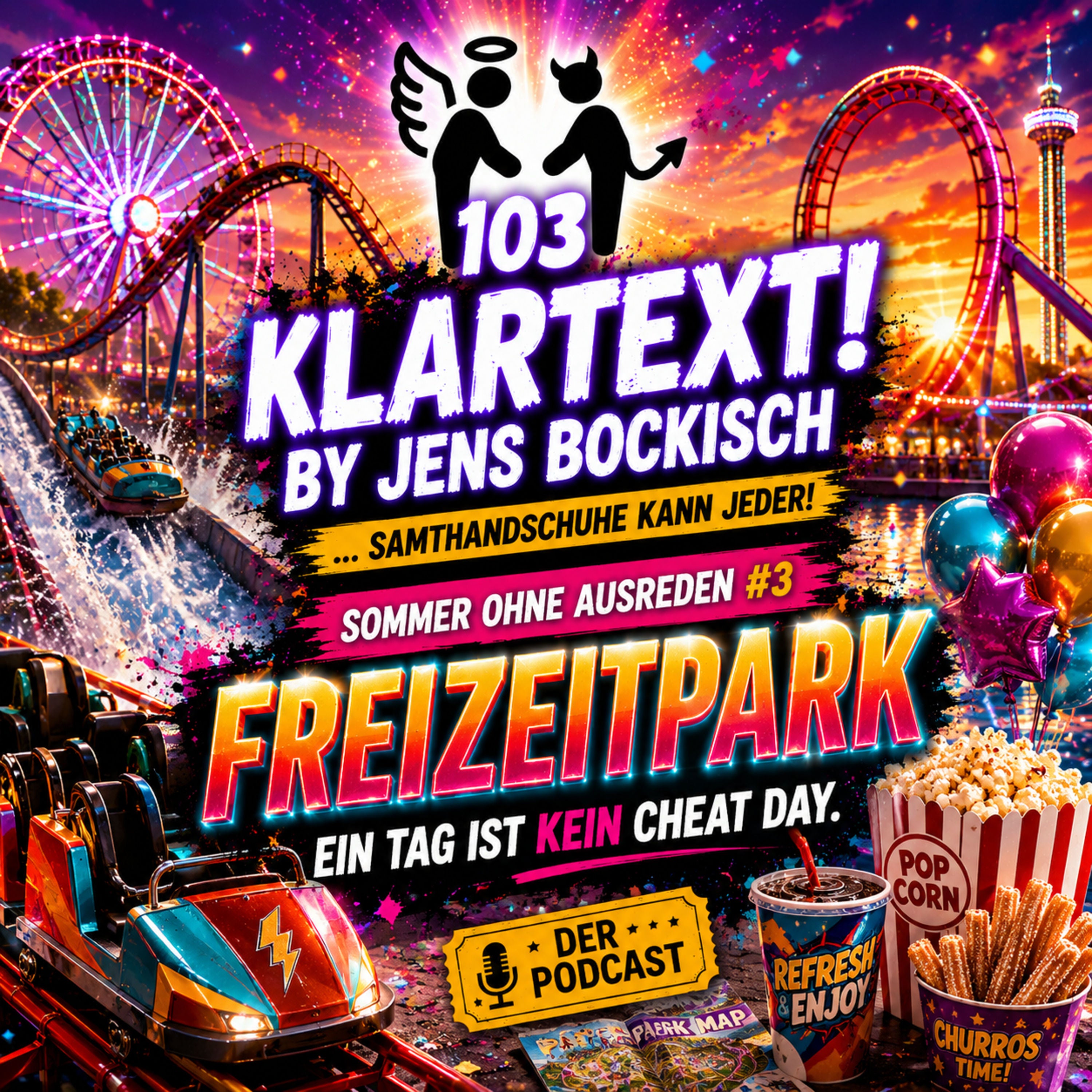 Folge 103 - Sommer ohne Ausreden #3: Freizeitpark: Ein Tag ist kein Cheat Day.