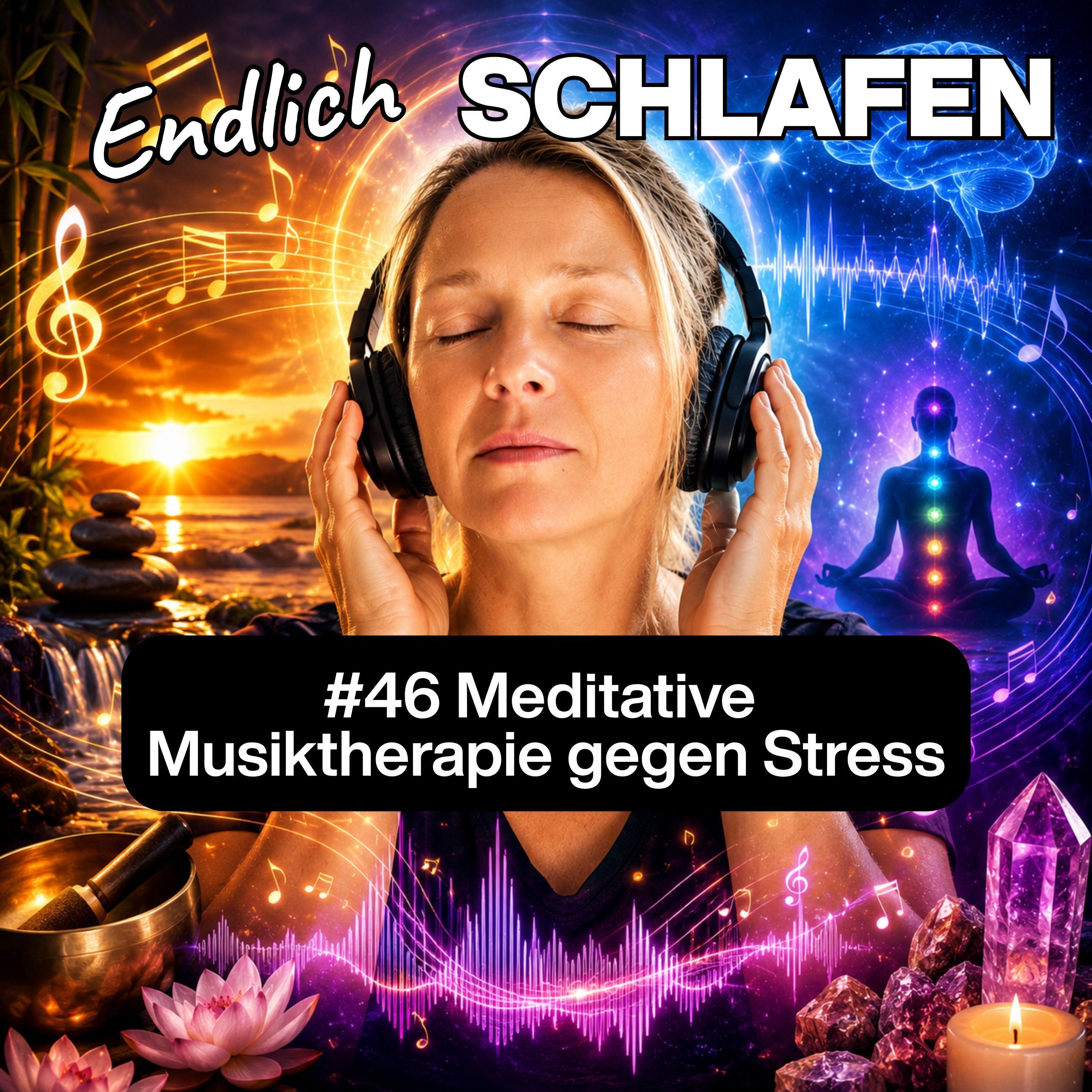 Meditative Musiktherapie gegen Stress