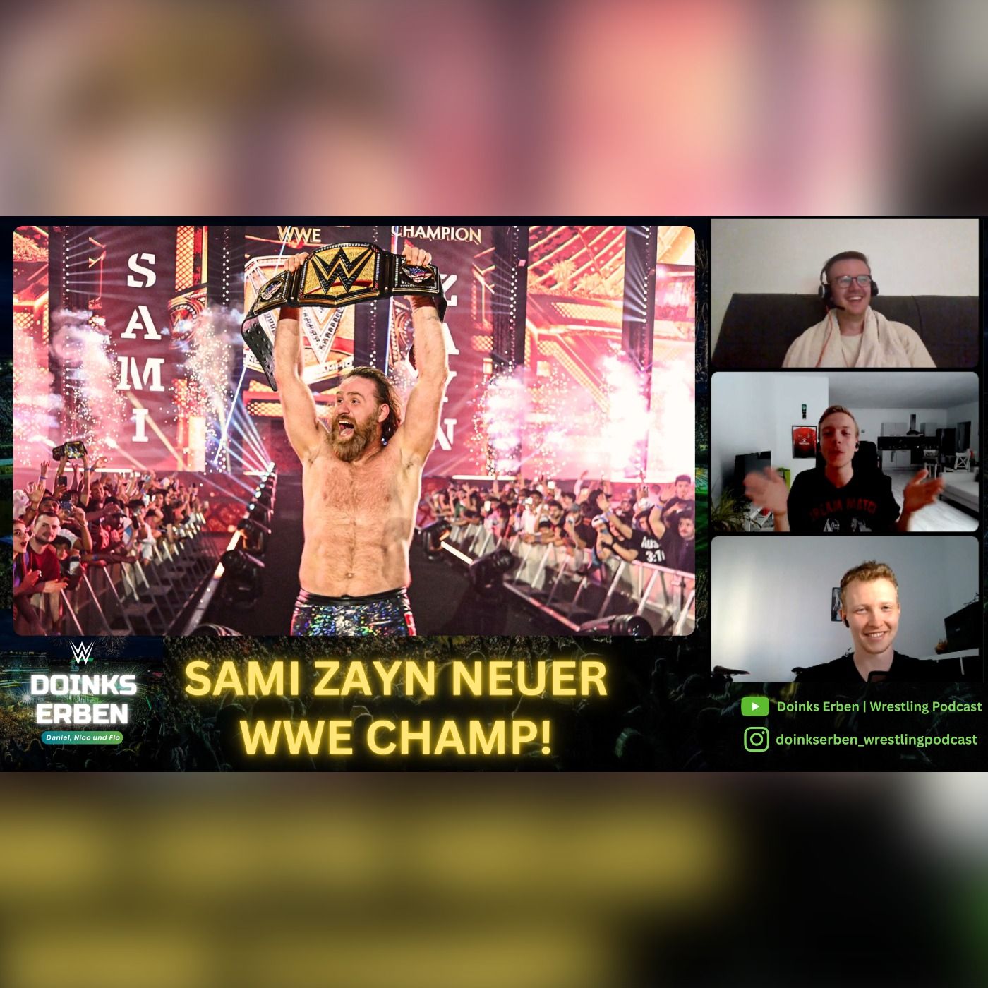 #44 Damit hat NIEMAND gerechnet! Sami Zayn ist NEUER WWE Champion! | Night of Champions Review
