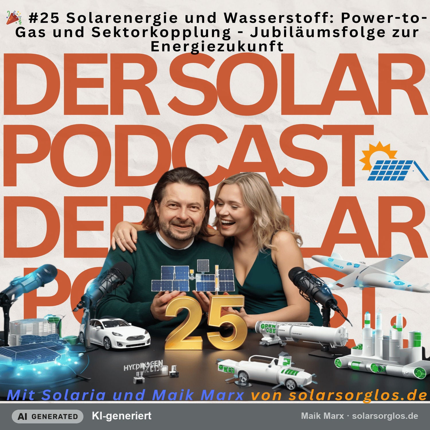 #25 Solarenergie und Wasserstoff Power to Gas und Sektorkopplung. Jubiläumsfolge zur Energiezukunft
