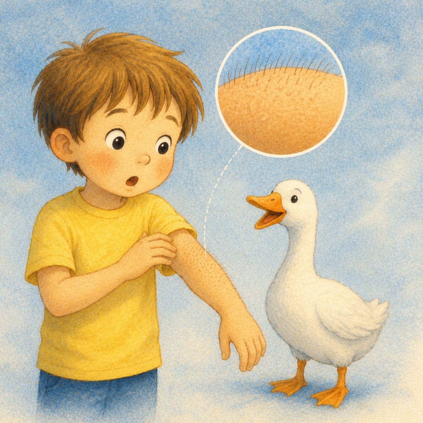Warum eigentlich bekommen wir eine Gänsehaut?