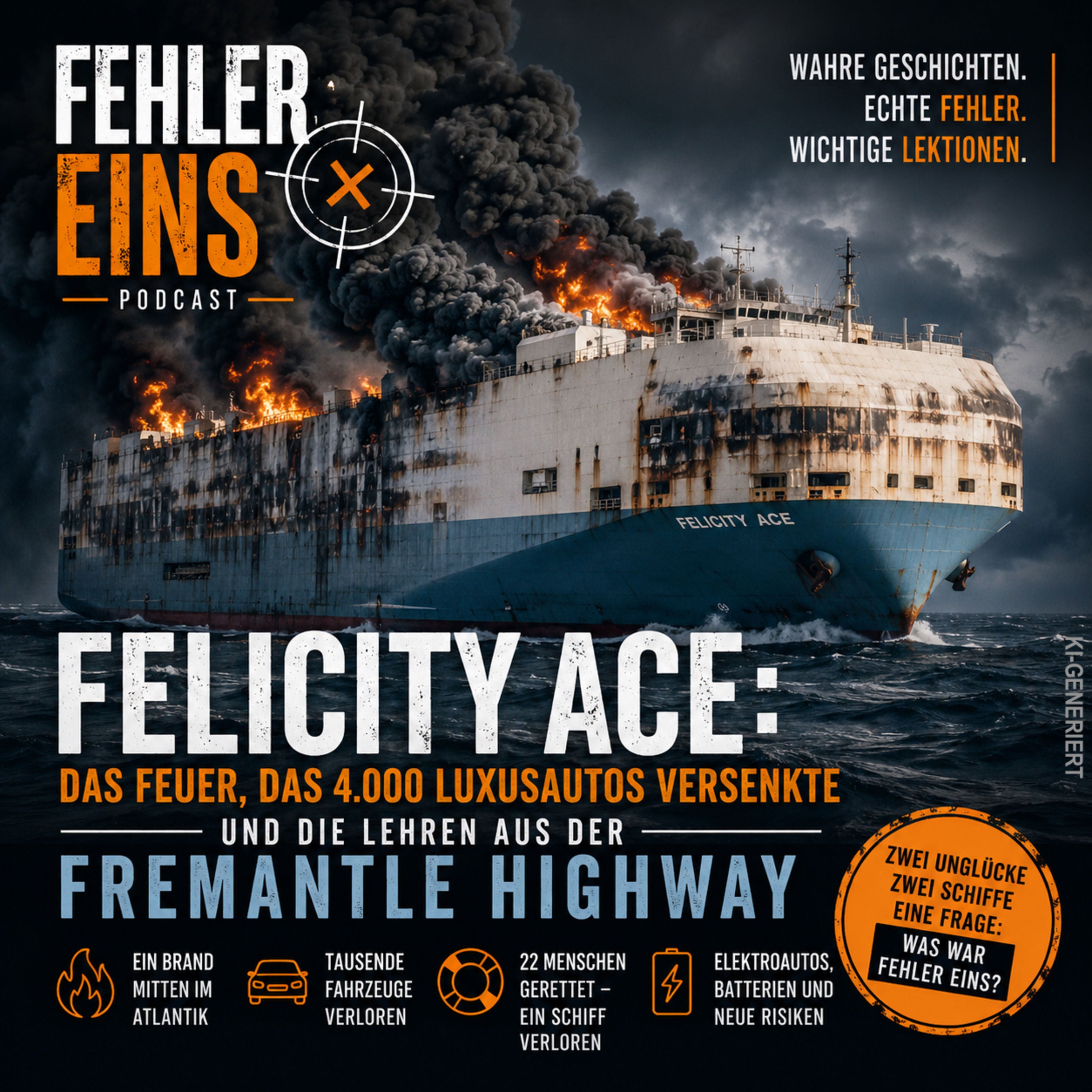 Felicity Ace: Das Feuer, das 4.000 Luxusautos versenkte – Die Wahrheit über den Untergang und die Lehren aus der Fremantle Highway