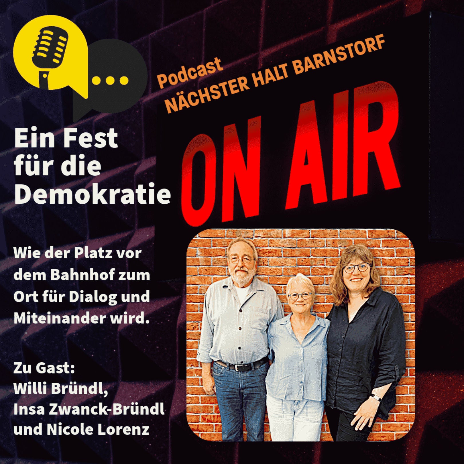 Folge 111: Ein Fest für die Demokratie - Wie der Platz vor dem Bahnhof zum Ort für Dialog und Miteinander wird.