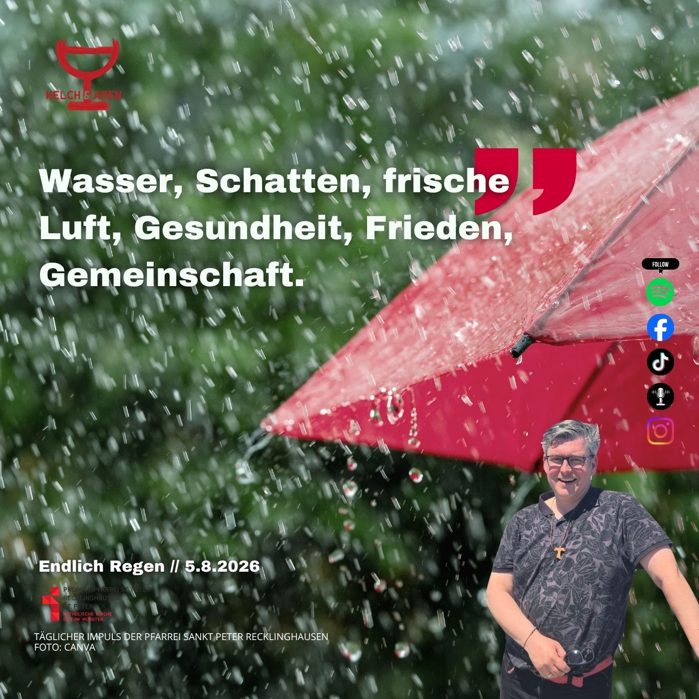 Endlich Regen // 5.8.2026