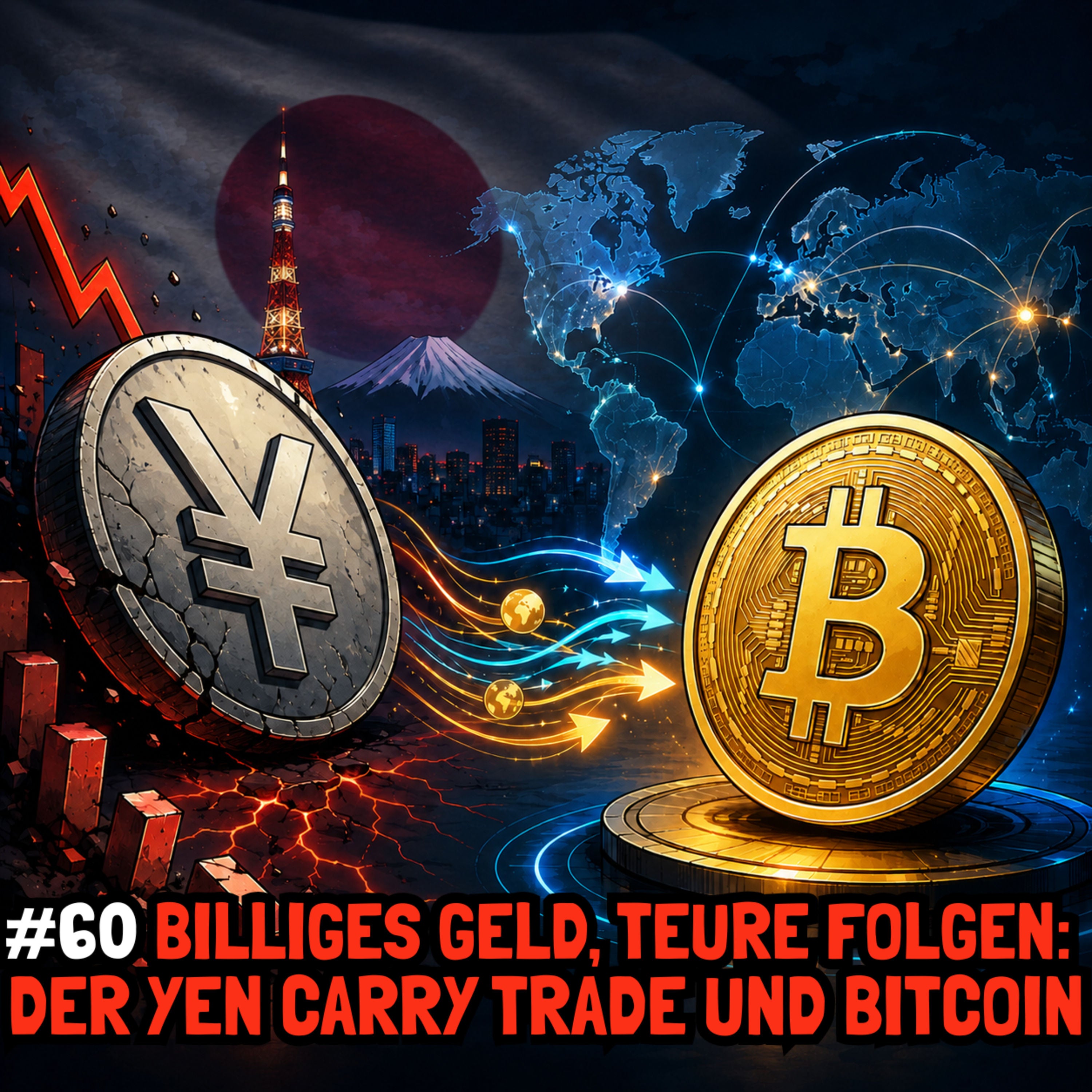 #60 Billiges Geld, teure Folgen: Der Yen Carry Trade und Bitcoin