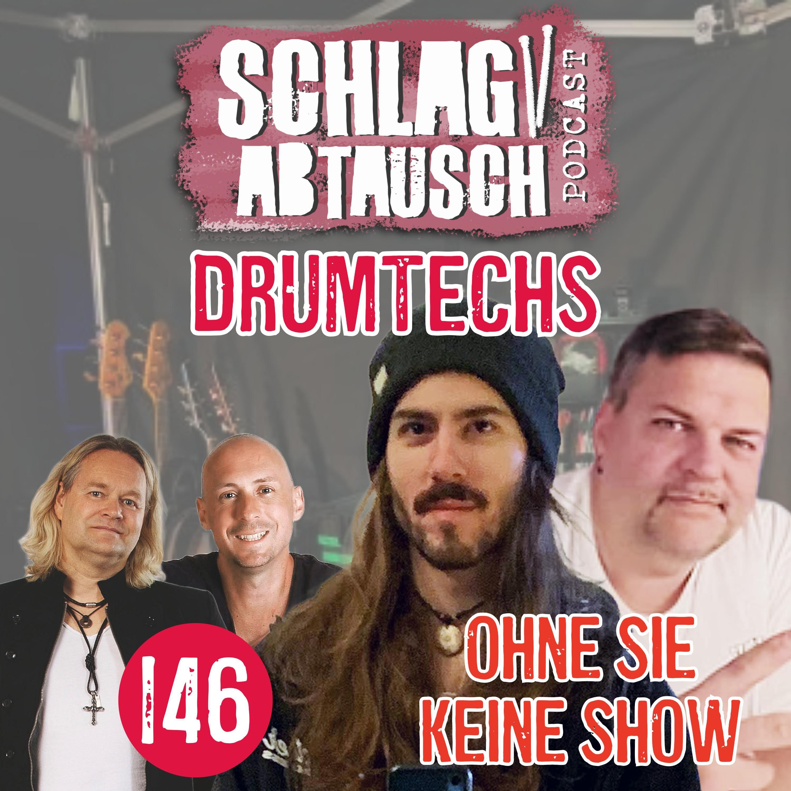 Was macht eigentlich ein Drumtech? Hinter den Kulissen großer Tourneen - Podcast # 146