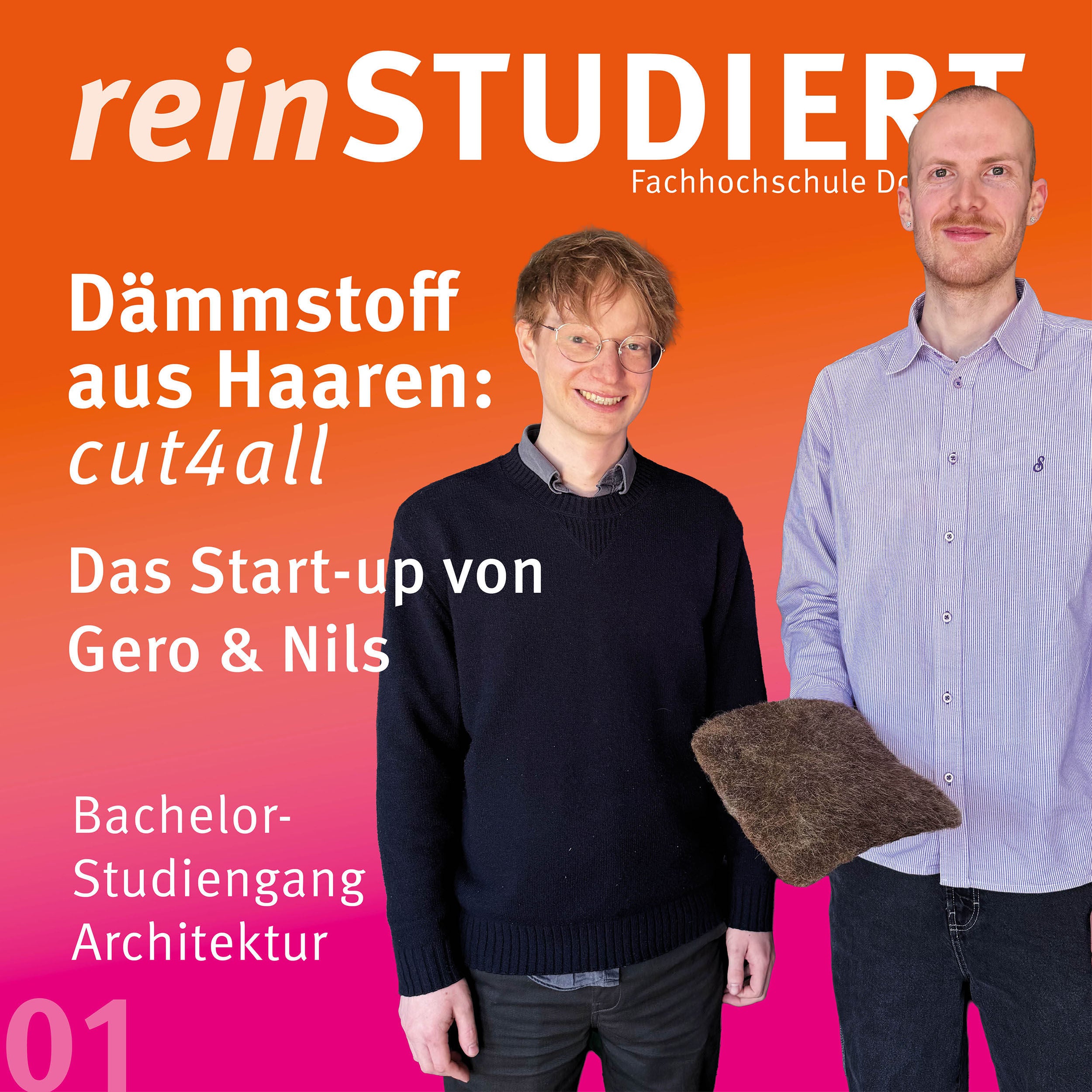 Dämmstoff aus Haaren: cut4all