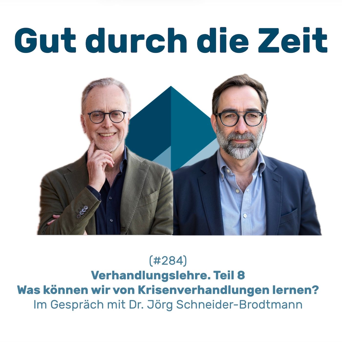 #284 GddZ - Verhandlungslehre. Teil 8 - Was können wir von Krisenverhandlungen lernen? Mit Dr. Jörg Schneider-Brodtmann