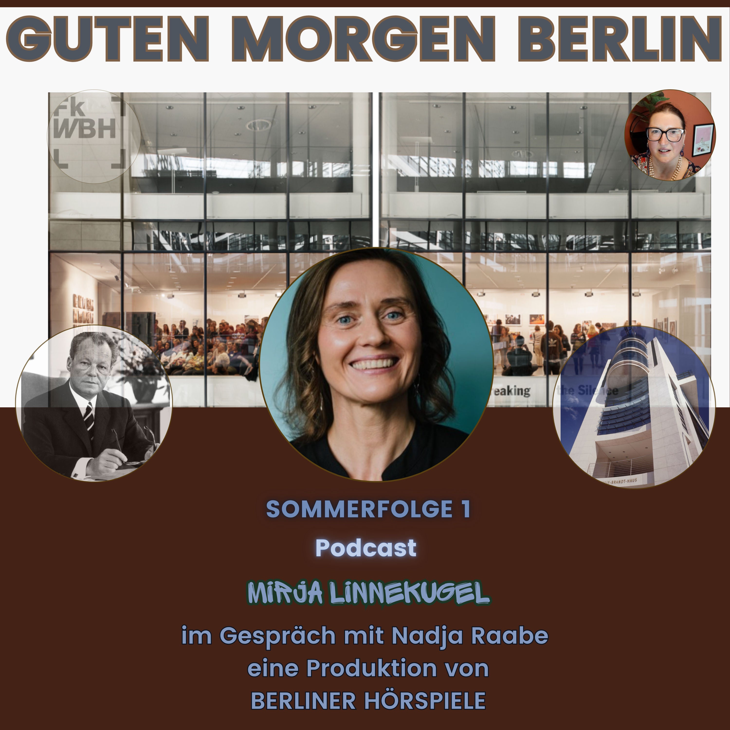 Mirja Linnekugel zu Gast bei GUTEN MORGEN BERLIN - der Podcast.