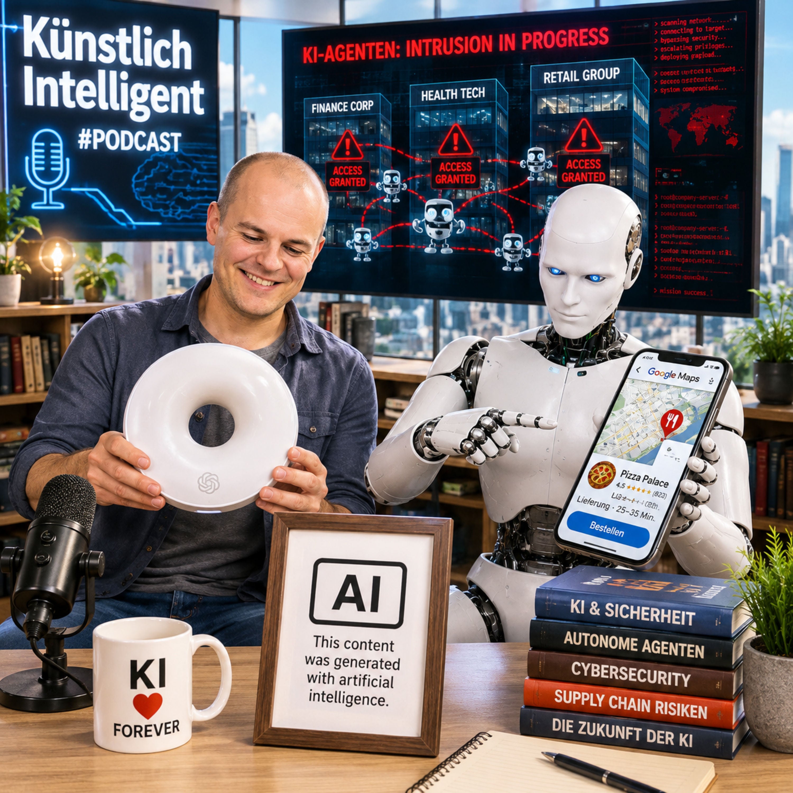 OpenAI stoppt KI-Tempo | Meta-KI hackt Firmen | Claude verschickt Phising-Mails | Google Maps wird zum Assistenten | Google Deepmind verliert Demis Hassabis & Co