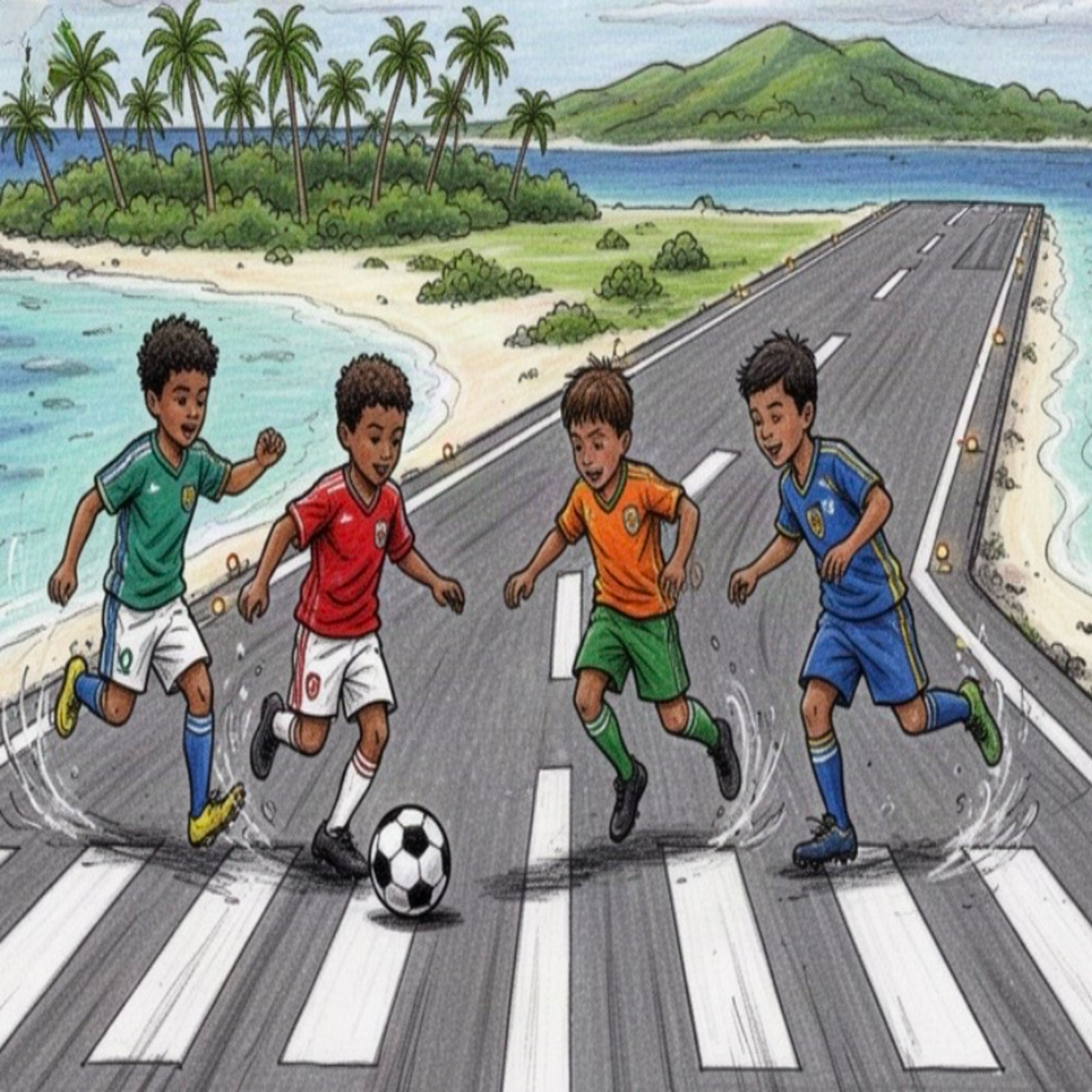 Tuvalu: Wo die Landebahn ein Bolzplatz ist