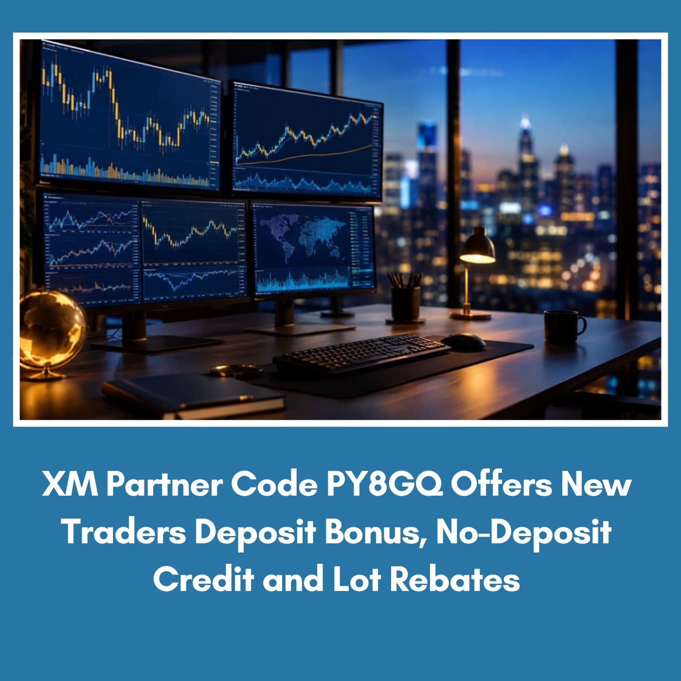 XM Partner Code PY8GQ Offers New Traders Deposit Bonus, No-Deposit Credit and Lot Rebates